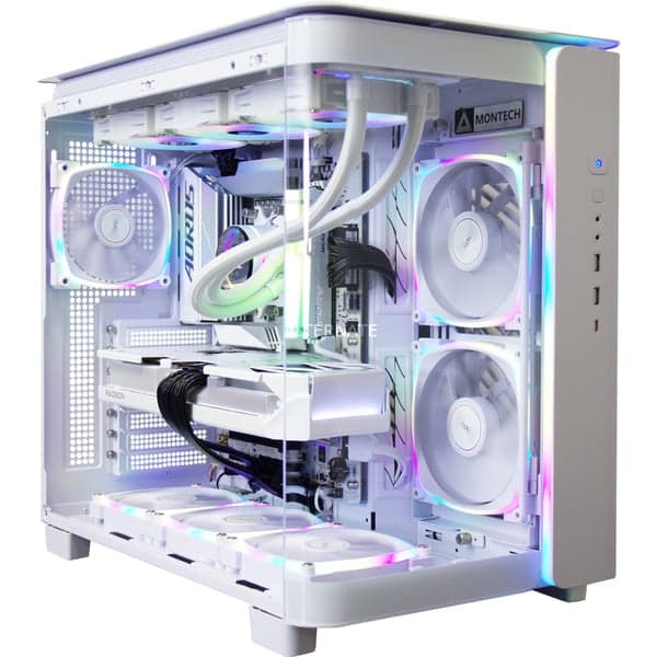 Thunderstorm Pro Ryzen 7 - RX 9070 XT White gaming pc - View 1
