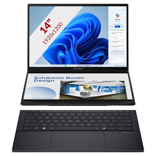 Zenbook Duo UX8406CA-QL038W 14\" Copilot+ 2-in-1 laptop - View 1