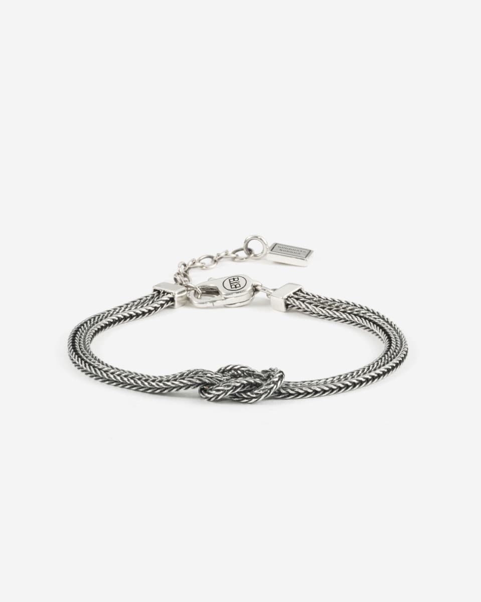 Armband Barbara Mini Geknoopt Zilver - View 1