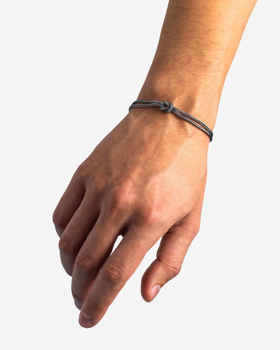 Armband Barbara Mini Geknoopt Zilver thumbnail 4