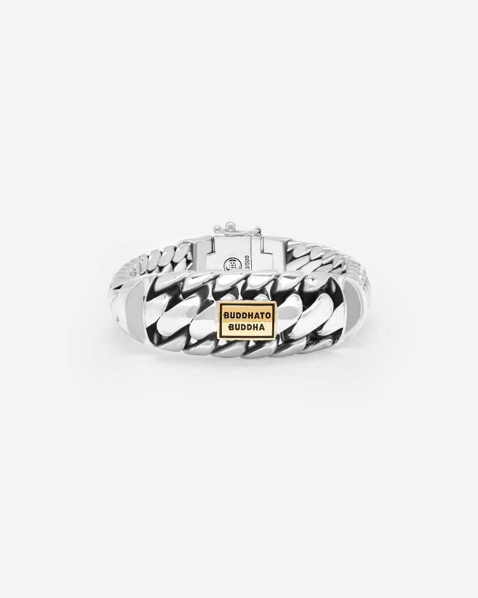 Armband Ben Medium Limited Zilver Goud 14kt - View 1