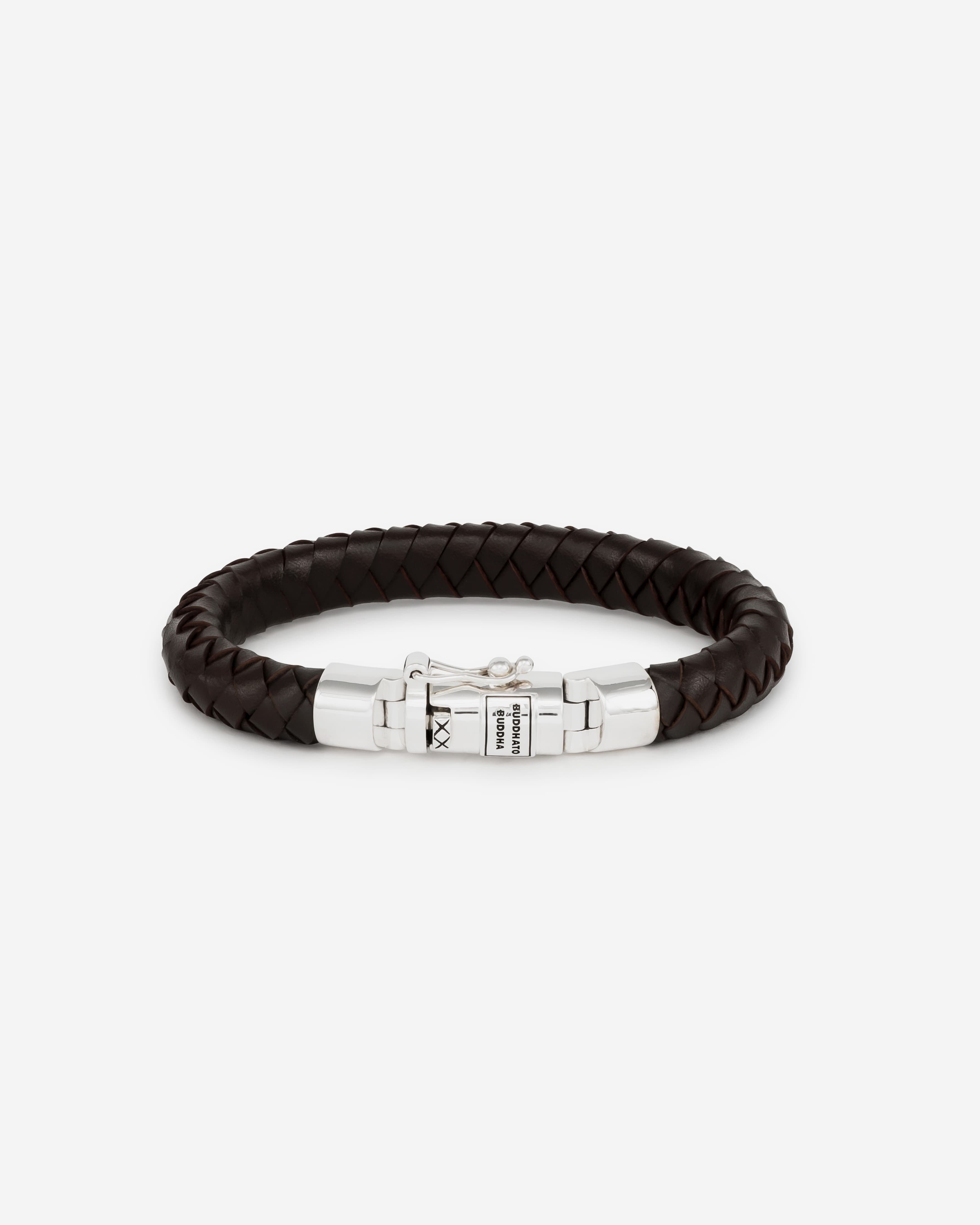 Armband Ben Small Leer Bruin - View 1