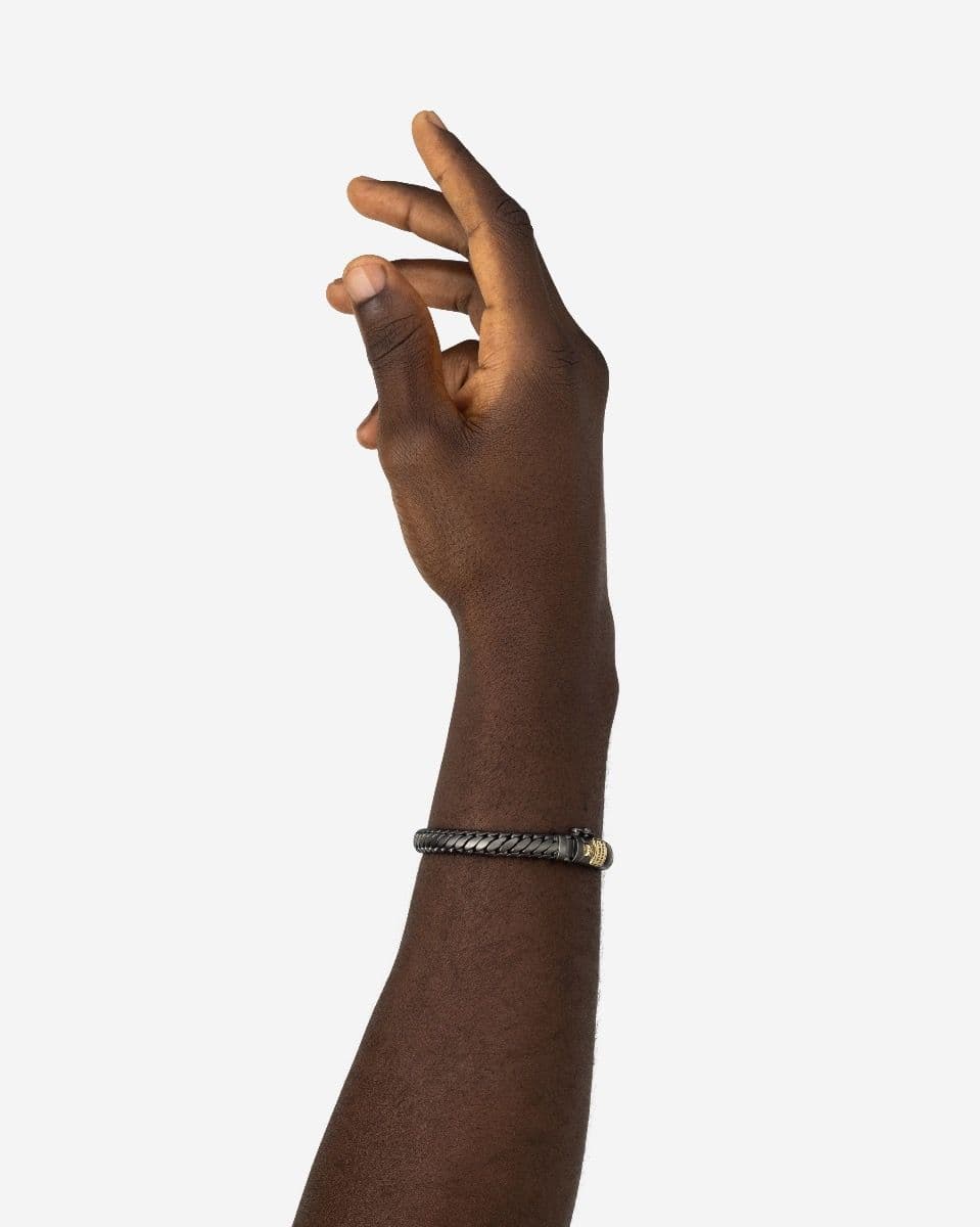 Armband Ben XS Black Rhodium Goud thumbnail 3