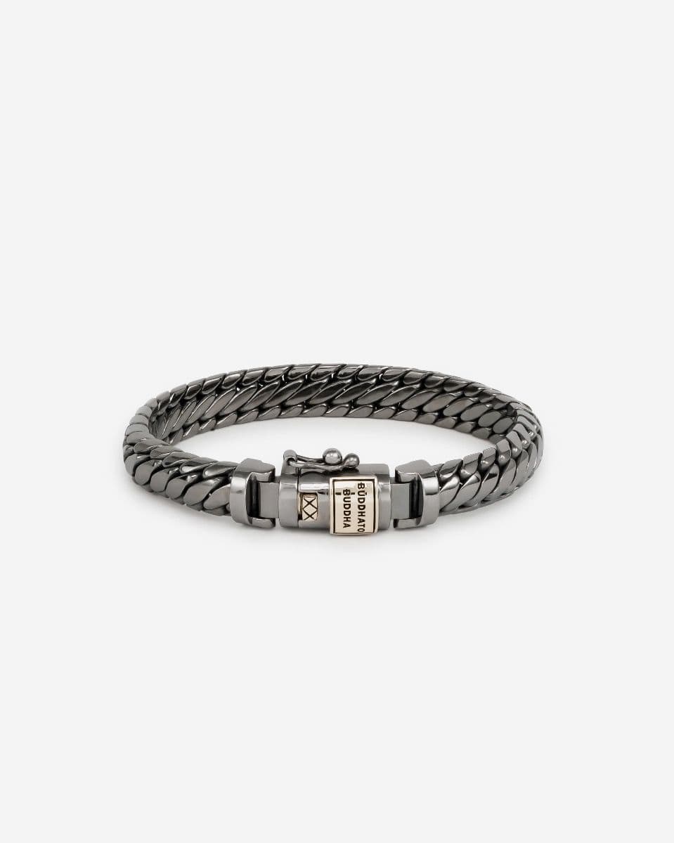 Armband Ben XS Black Rhodium Shine Goud 14kt - View 1