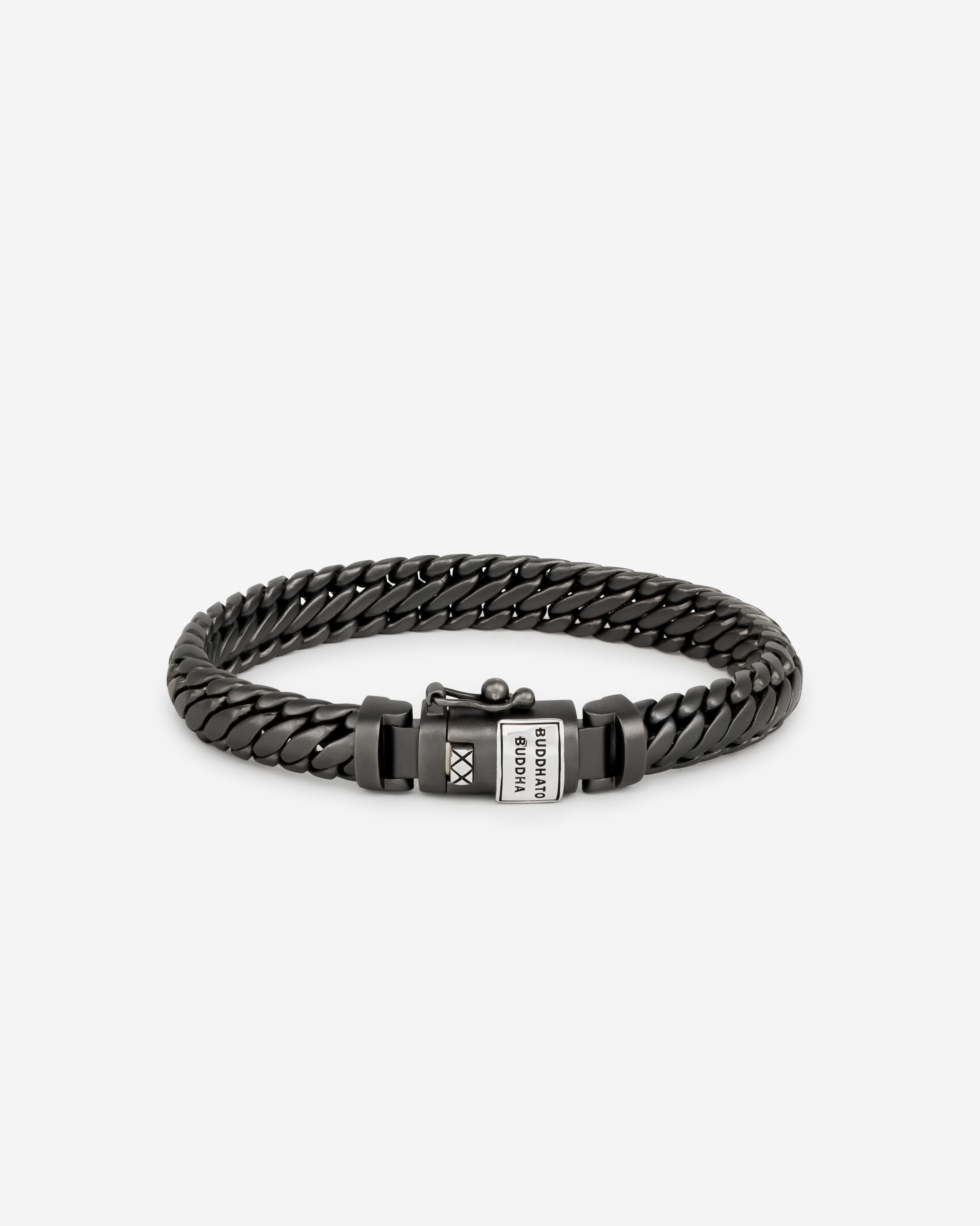 Armband Ben XS Black Rhodium Zilver - View 1