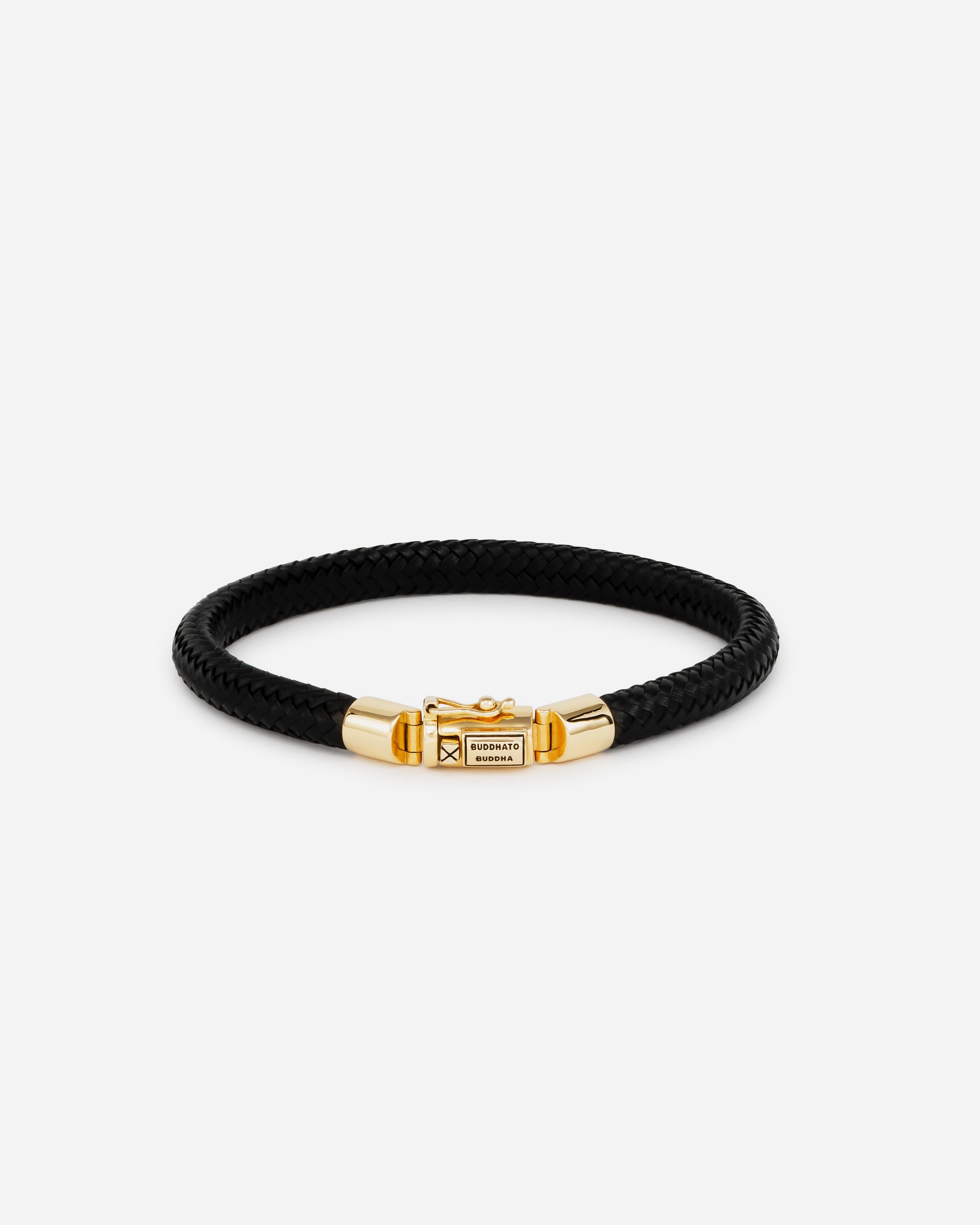 Armband Bennett leer Goud 14kt - View 1