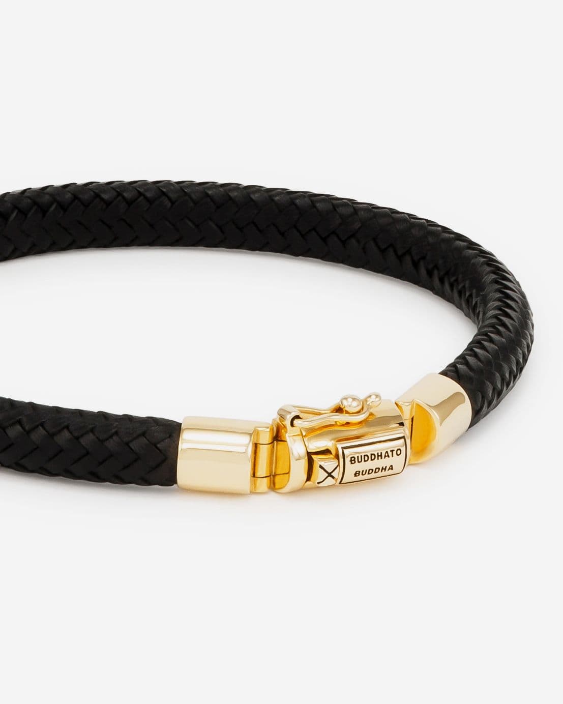Armband Bennett leer Goud 14kt thumbnail 2