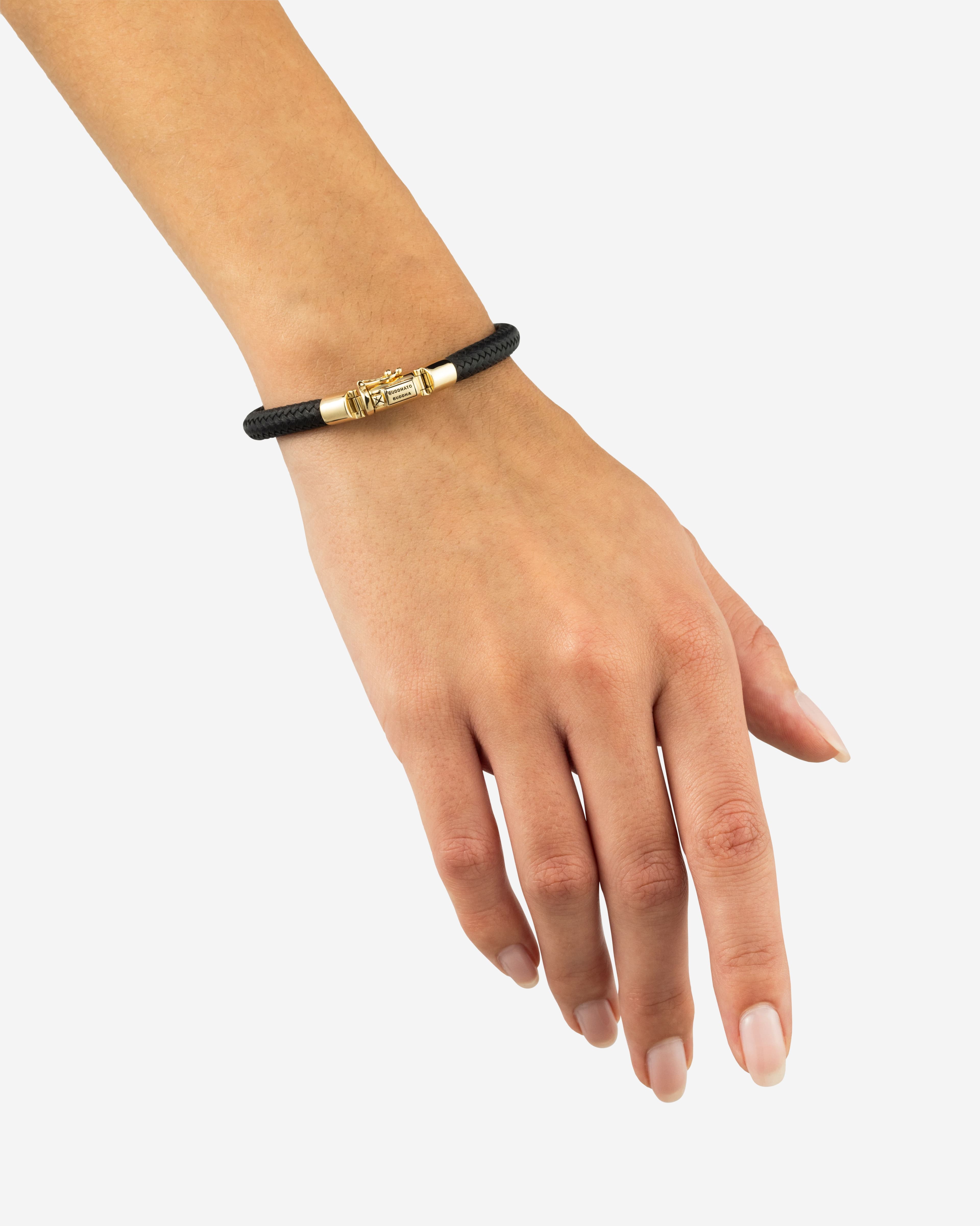Armband Bennett leer Goud 14kt thumbnail 3