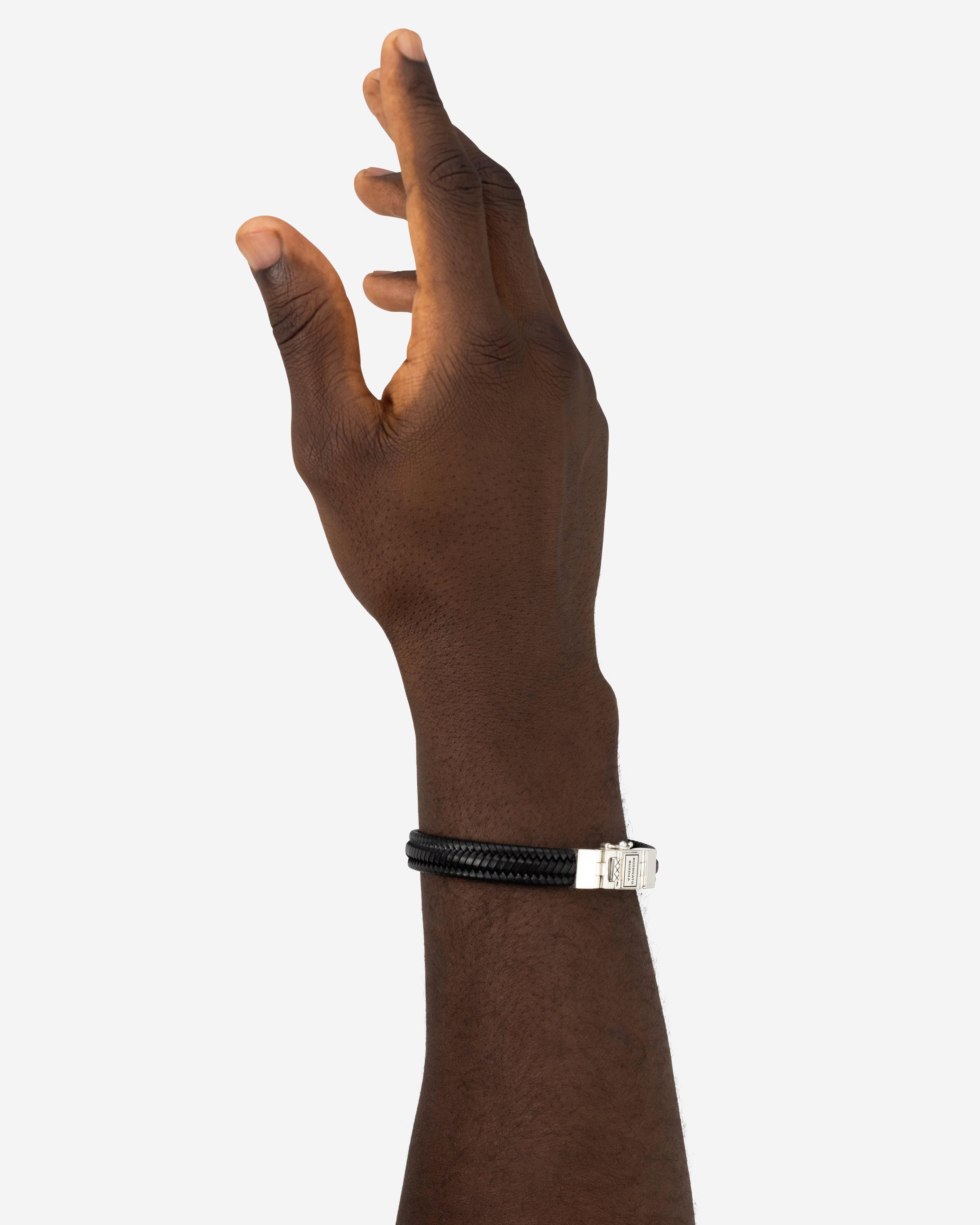 Armband Edwin Small Leer Zwart thumbnail 4