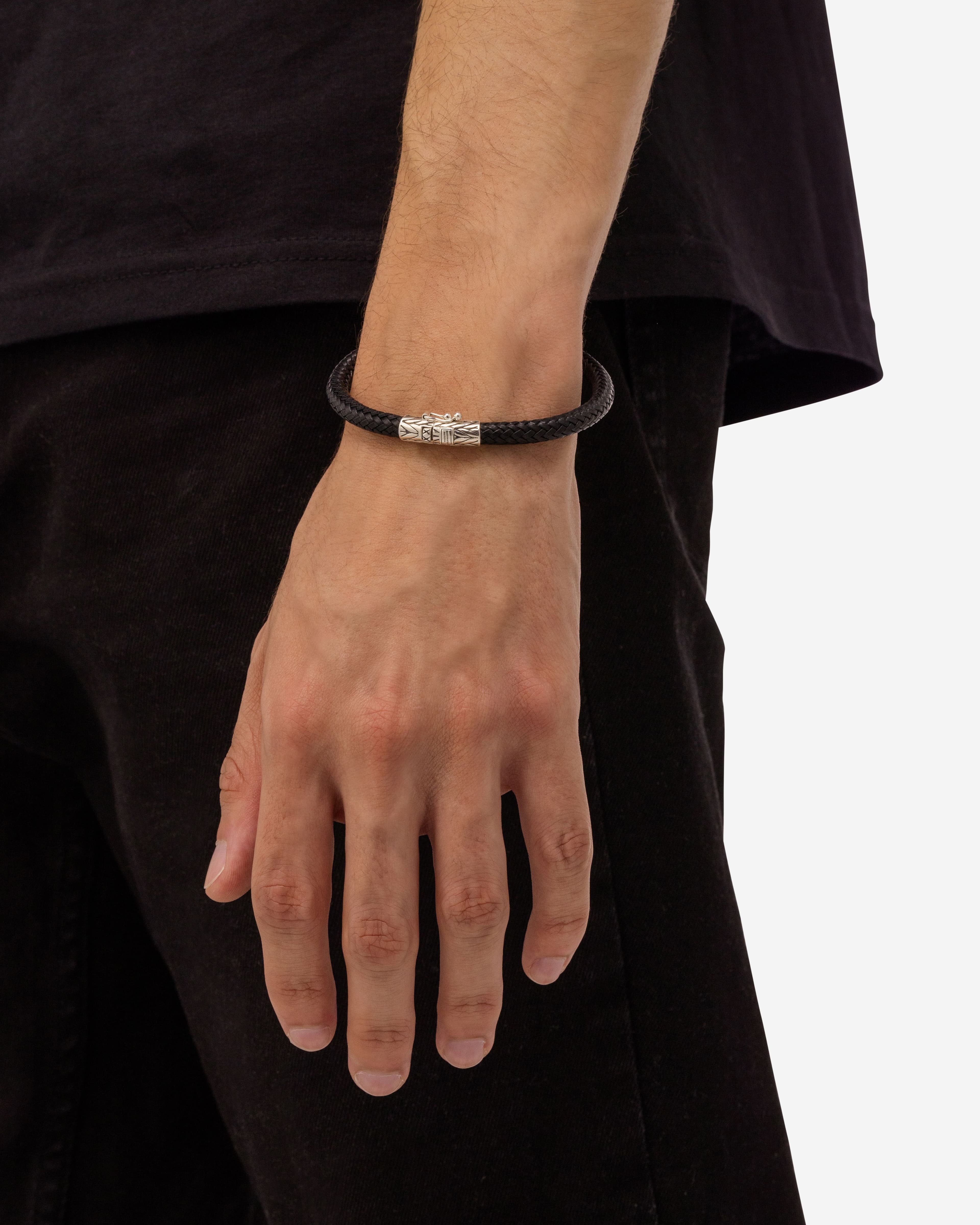 Armband Ellen Leer Zwart thumbnail 4