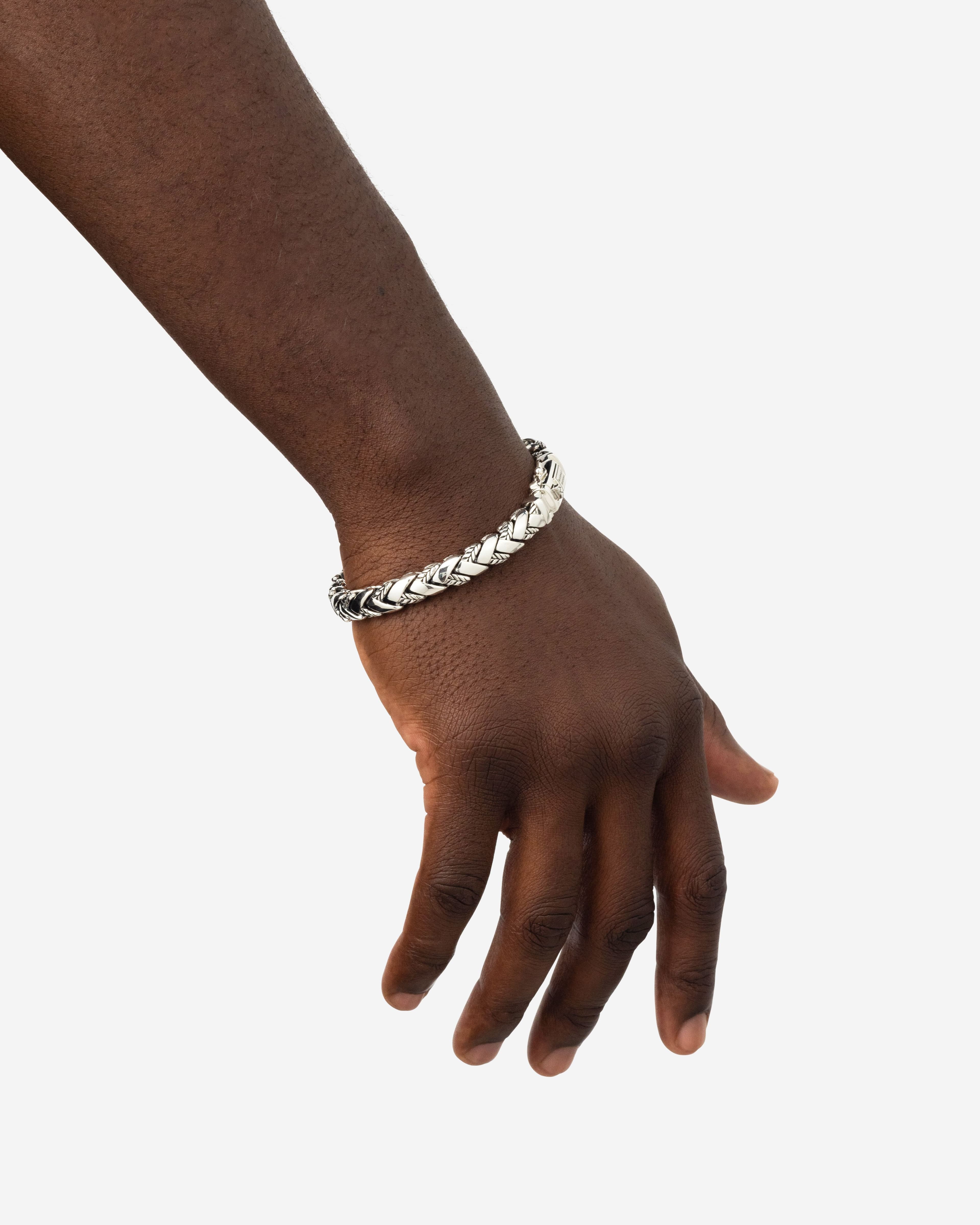 Armband George Texture Zilver thumbnail 4