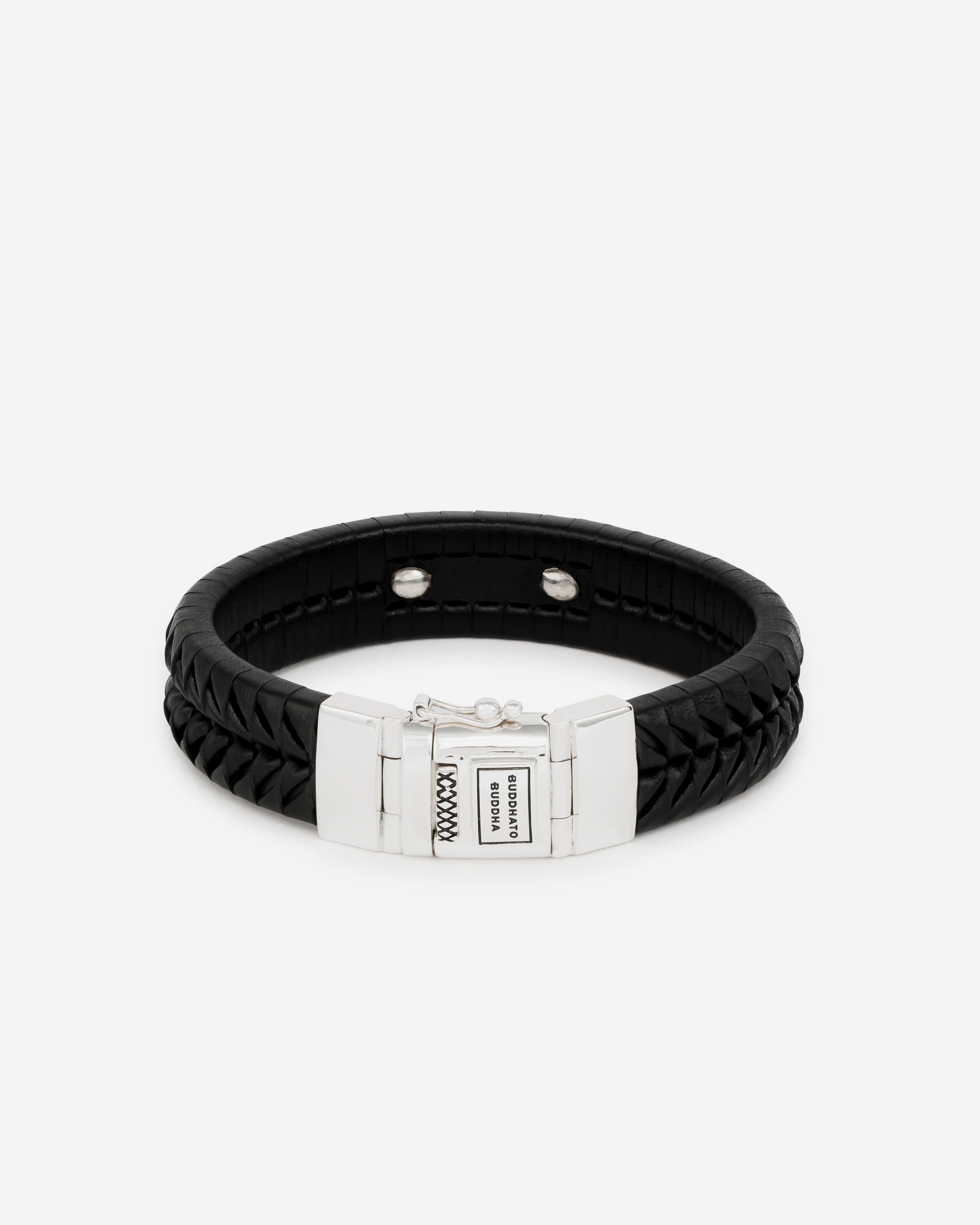 Armband Komang Leer Zwart - View 1