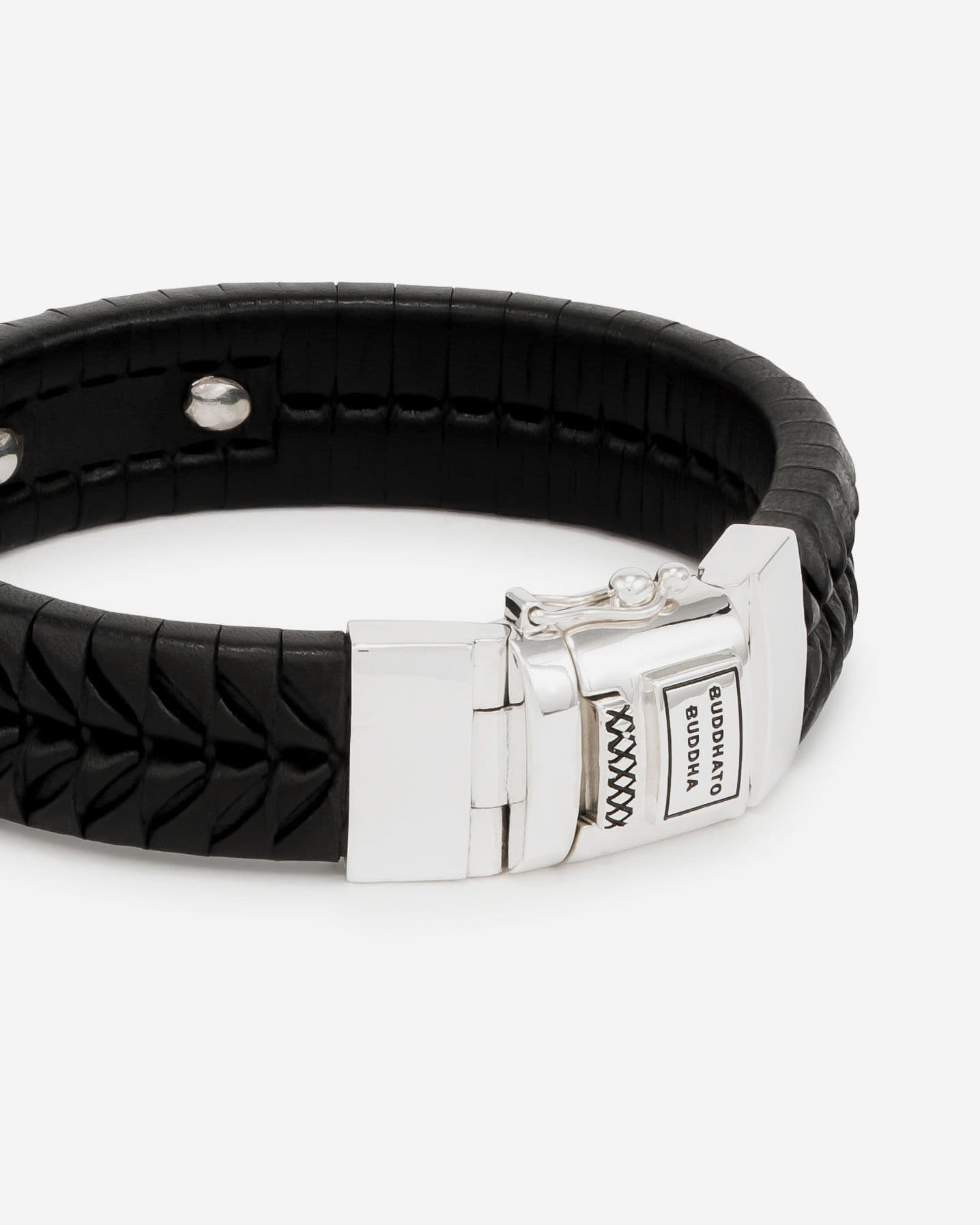 Armband Komang Leer Zwart thumbnail 3