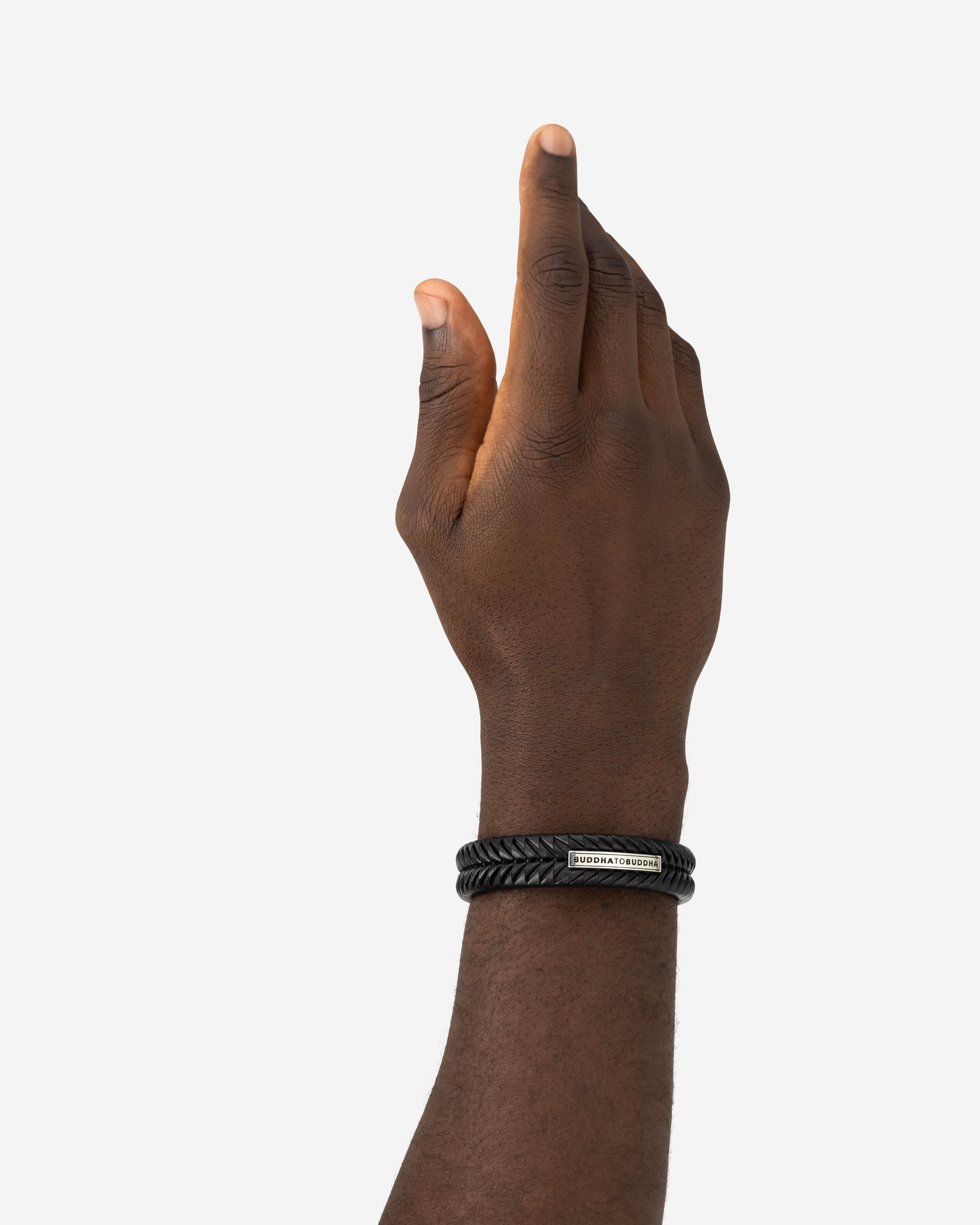 Armband Komang Leer Zwart thumbnail 5