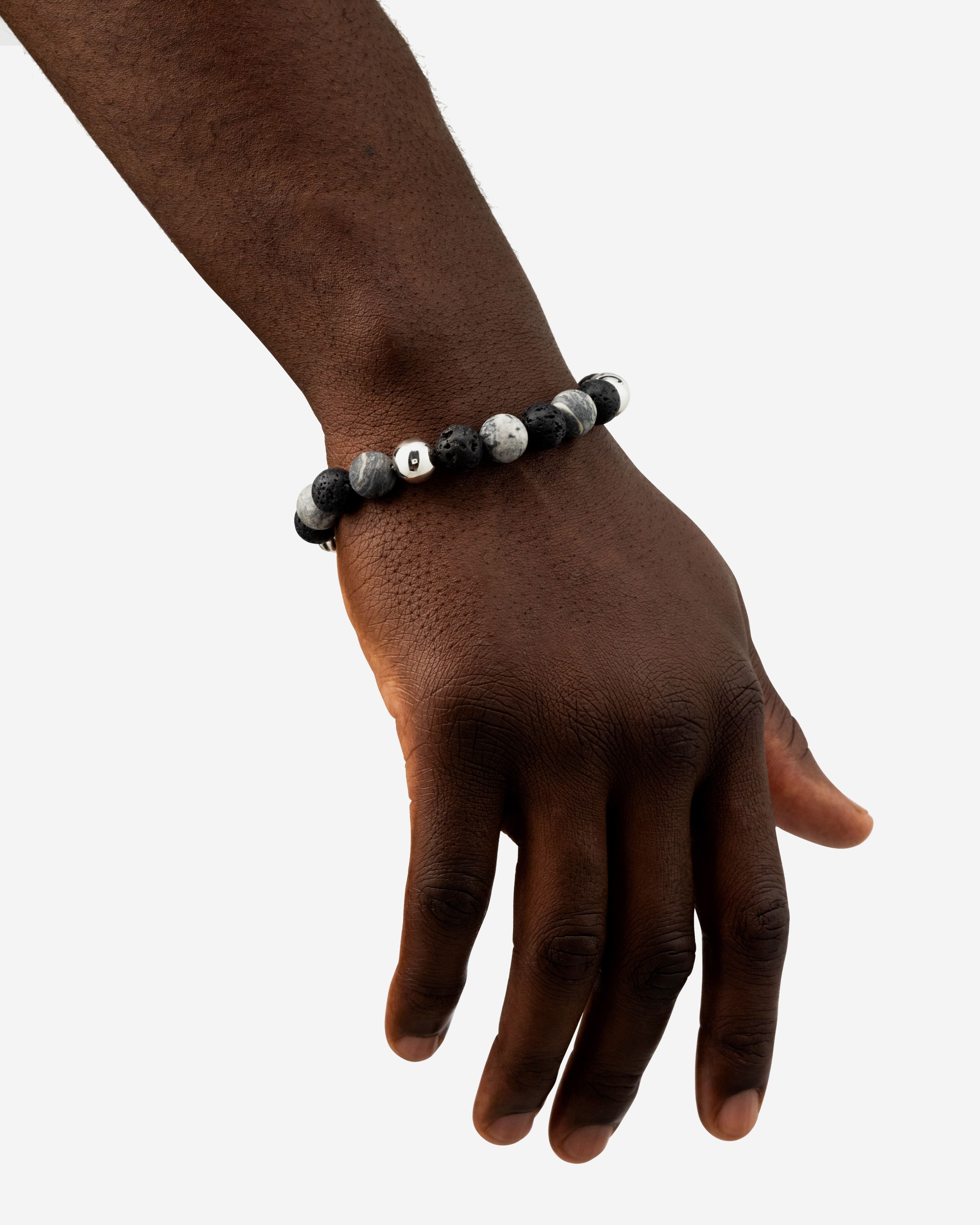 Armband Spirit Bead Mix Grijs Picasso Jaspis thumbnail 3