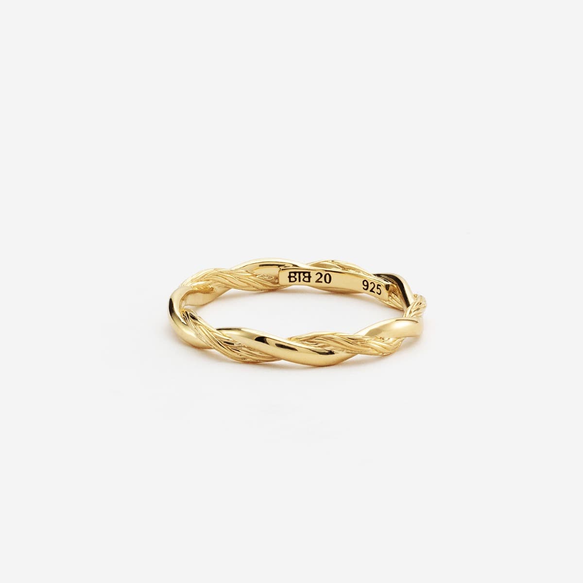 Katja Stacking Ring Twist Verguld - View 1