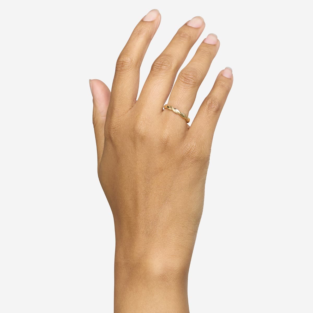 Katja Stacking Ring Twist Verguld thumbnail 3