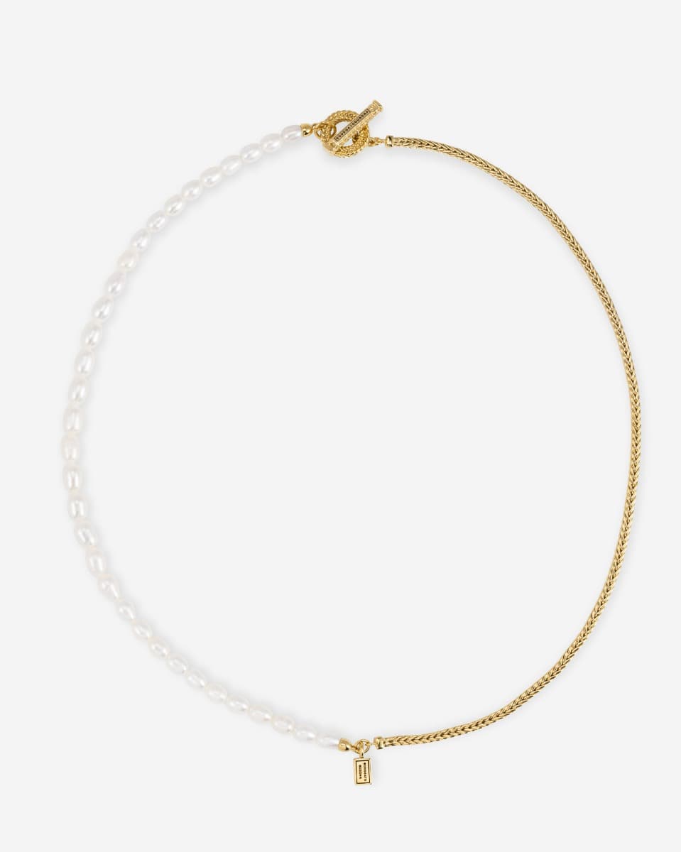 Ketting Barbara Mini Parel Verguld - View 1