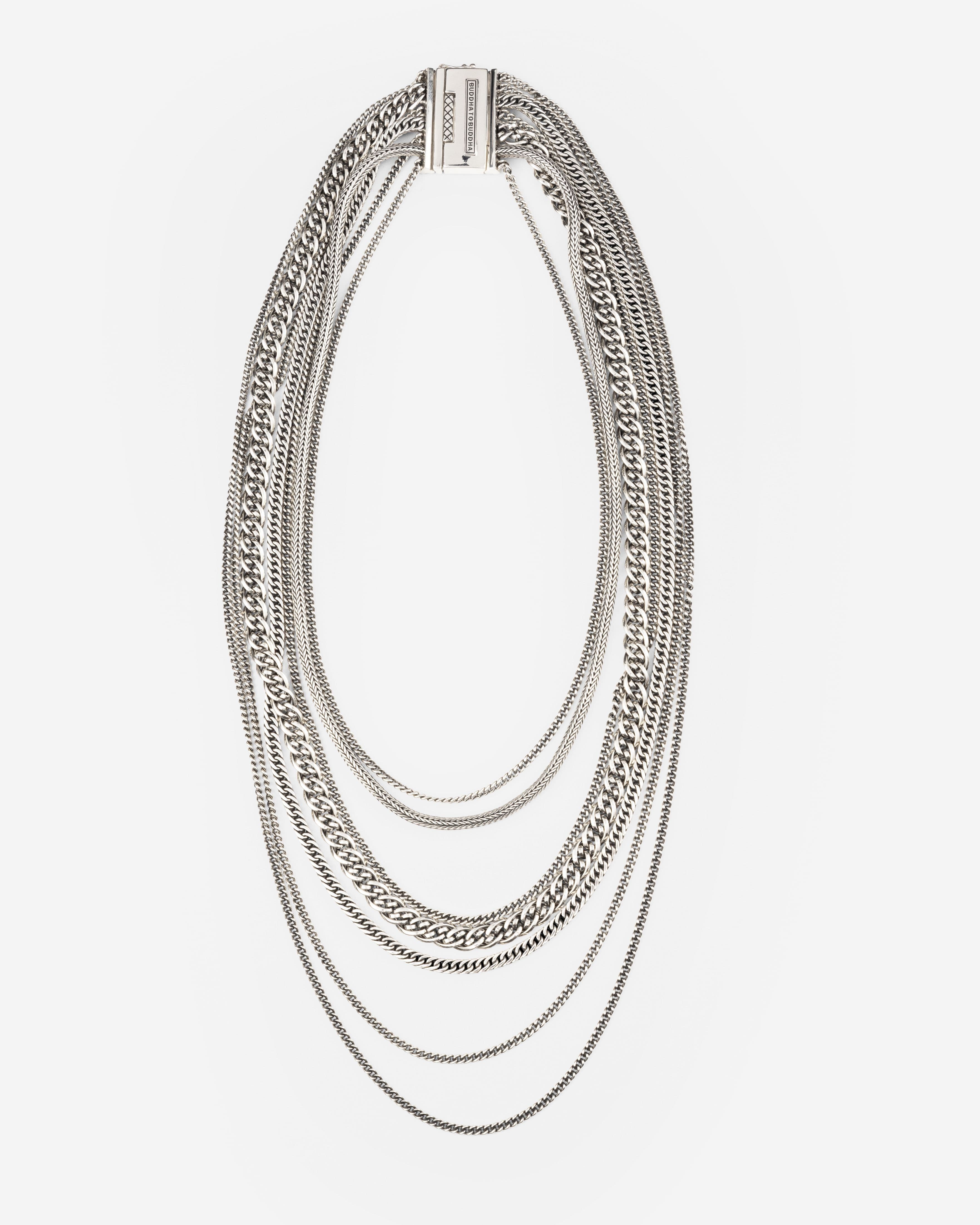 Ketting Nathalie Multi Chain Zilver - View 1