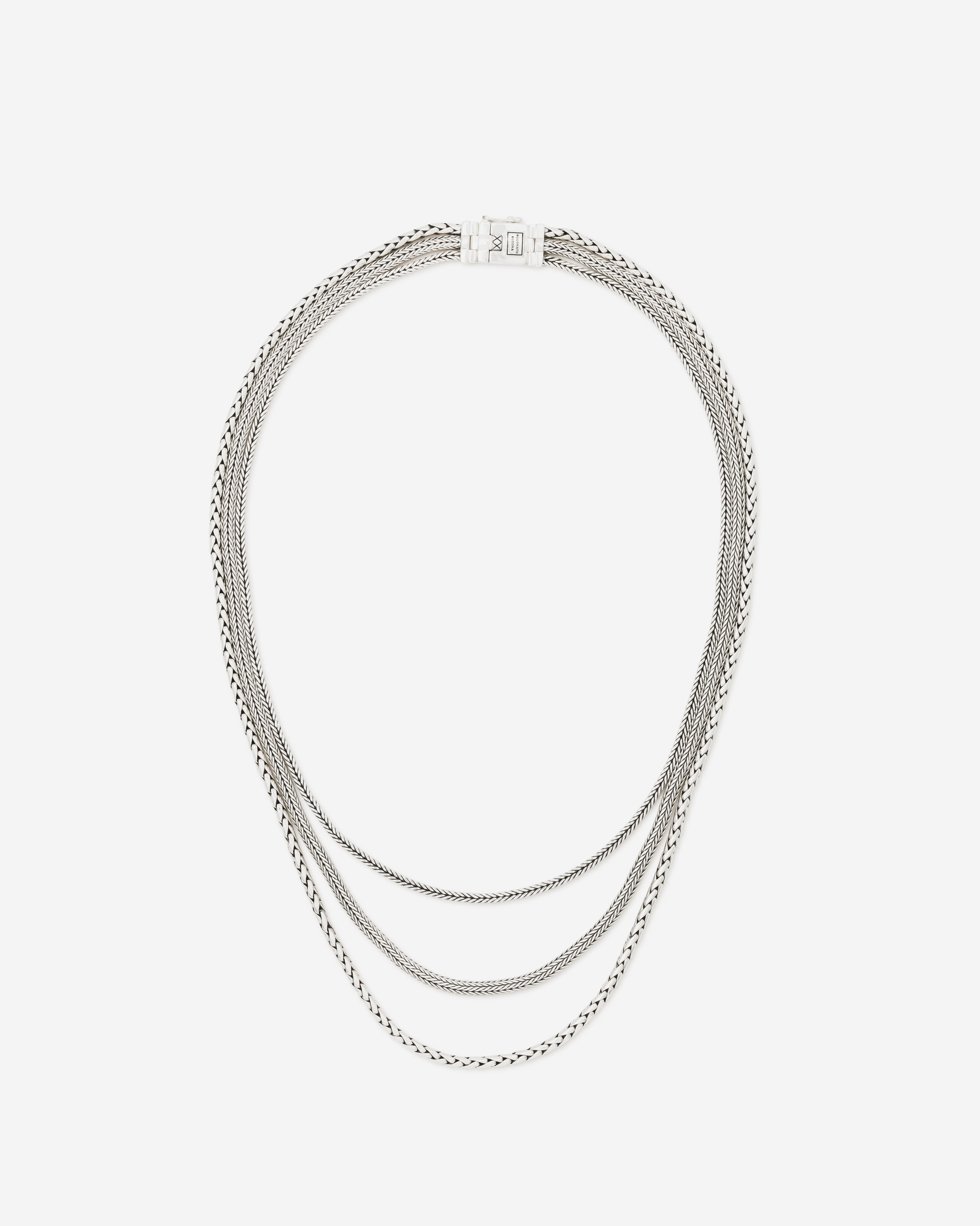 Ketting Triple Mini Zilver - View 1