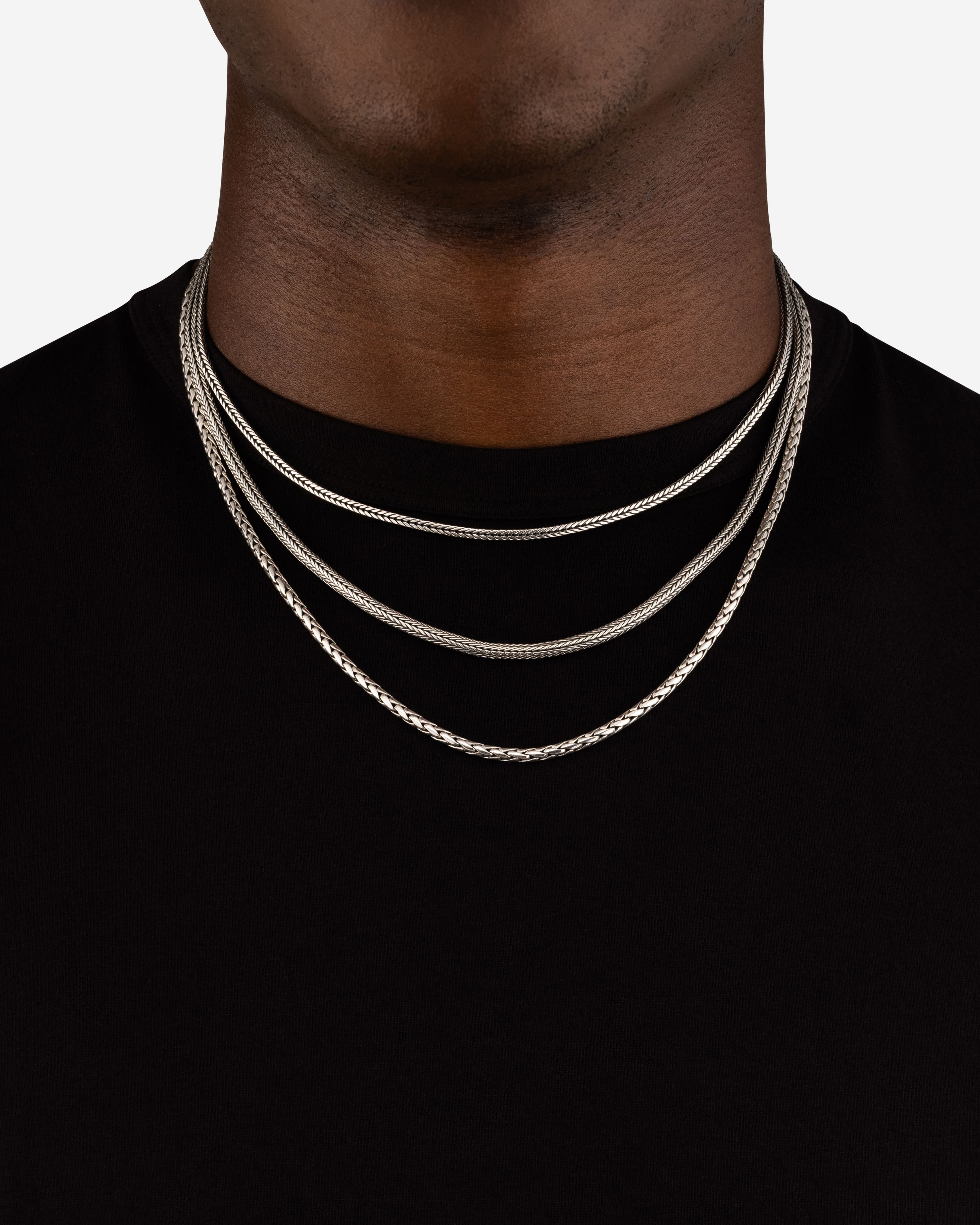 Ketting Triple Mini Zilver thumbnail 4