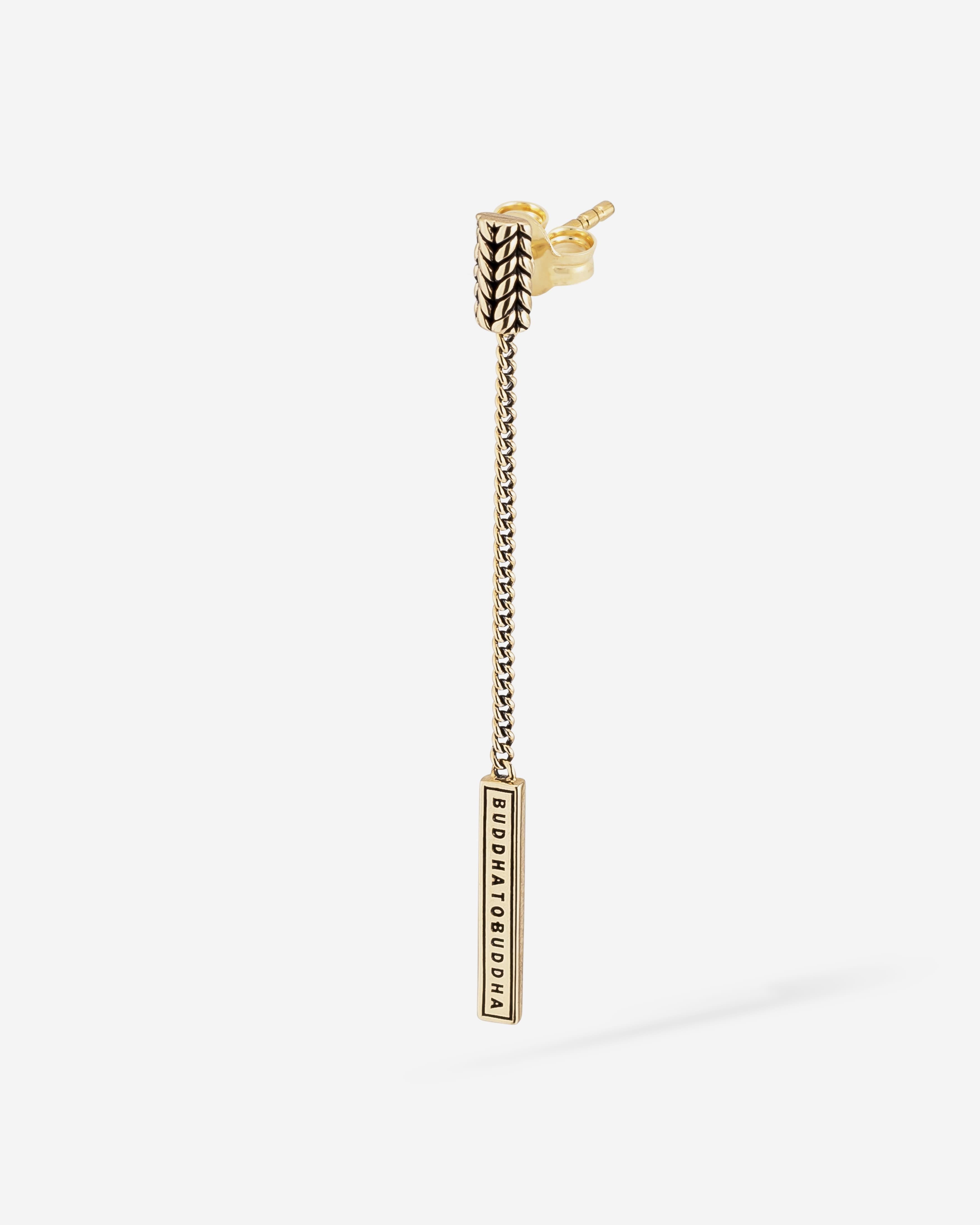 Oorknopje Ellen Goud 14kt Single Piece - View 1