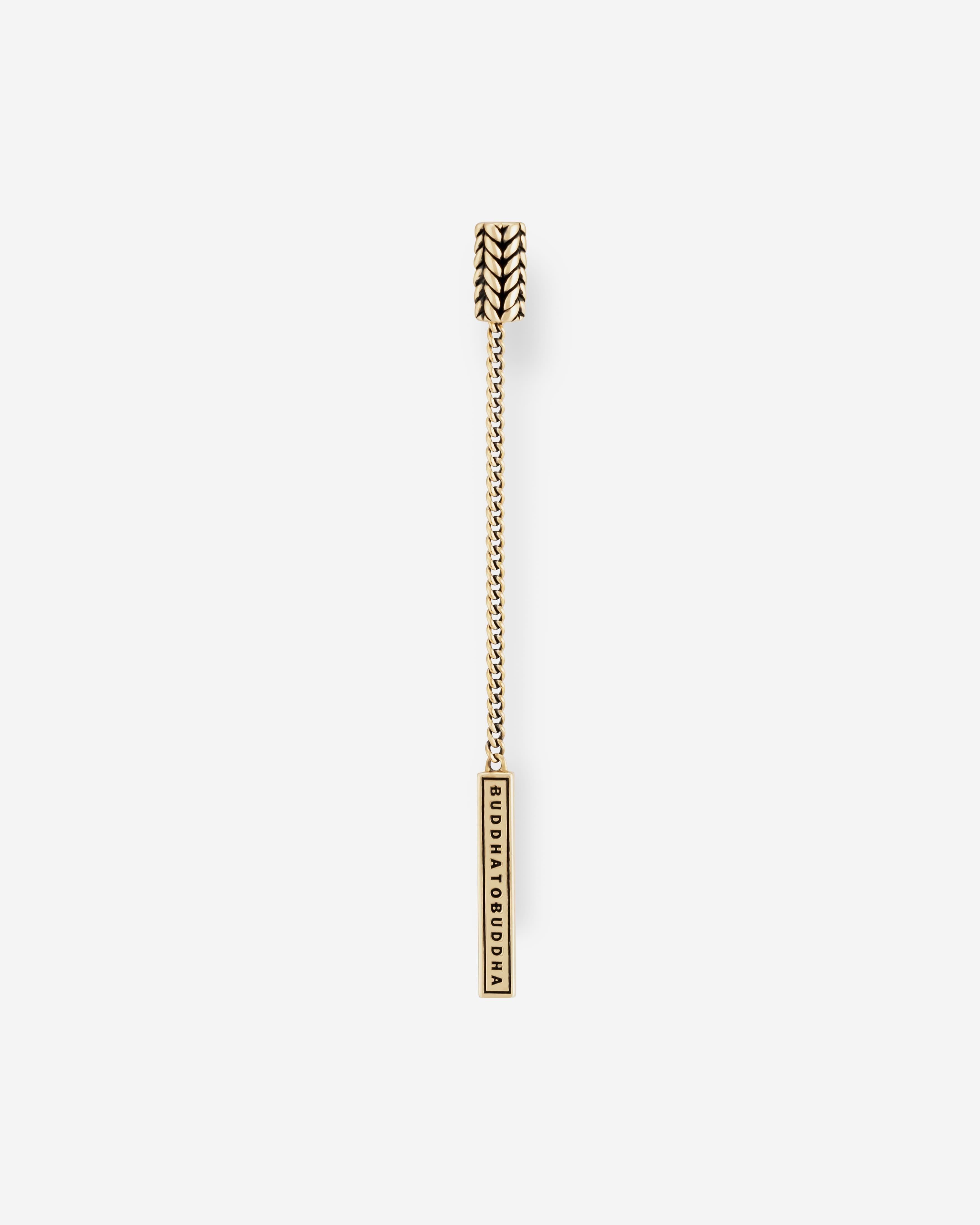 Oorknopje Ellen Goud 14kt Single Piece thumbnail 2