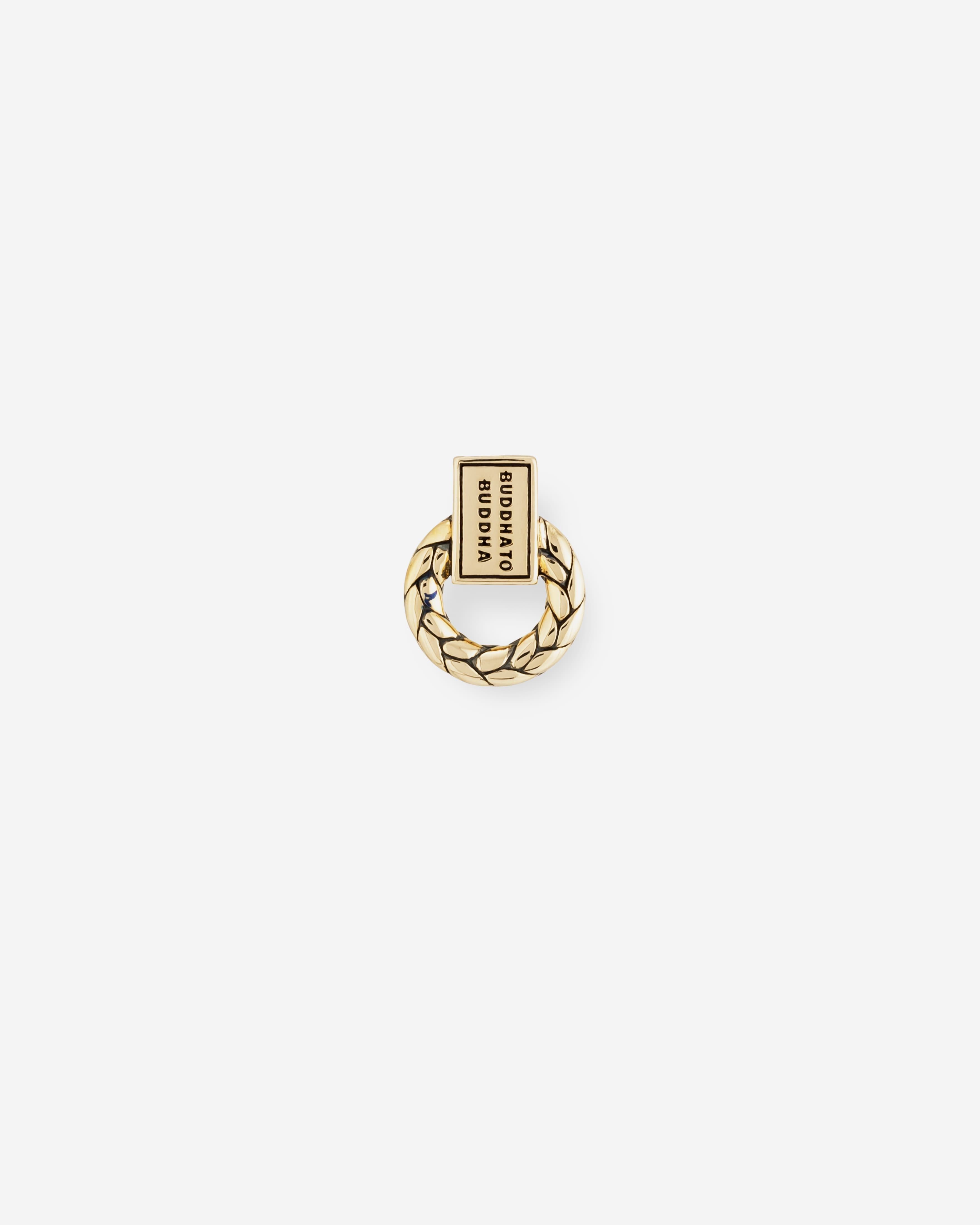 Oorknopje George 14kt Goud Single Piece thumbnail 2