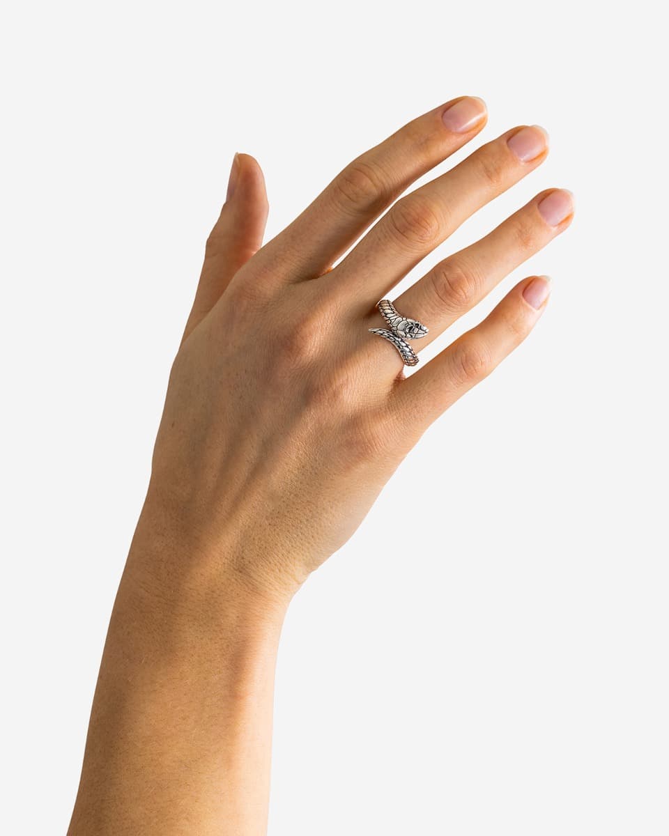 Ring Ben XS Slang Zilver thumbnail 3