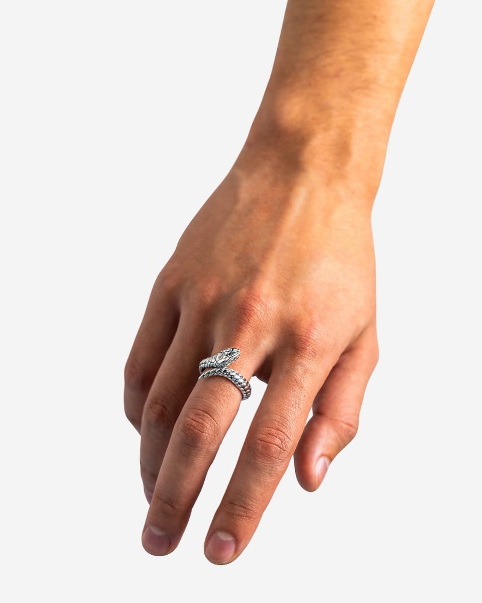 Ring Ben XS Slang Zilver thumbnail 5