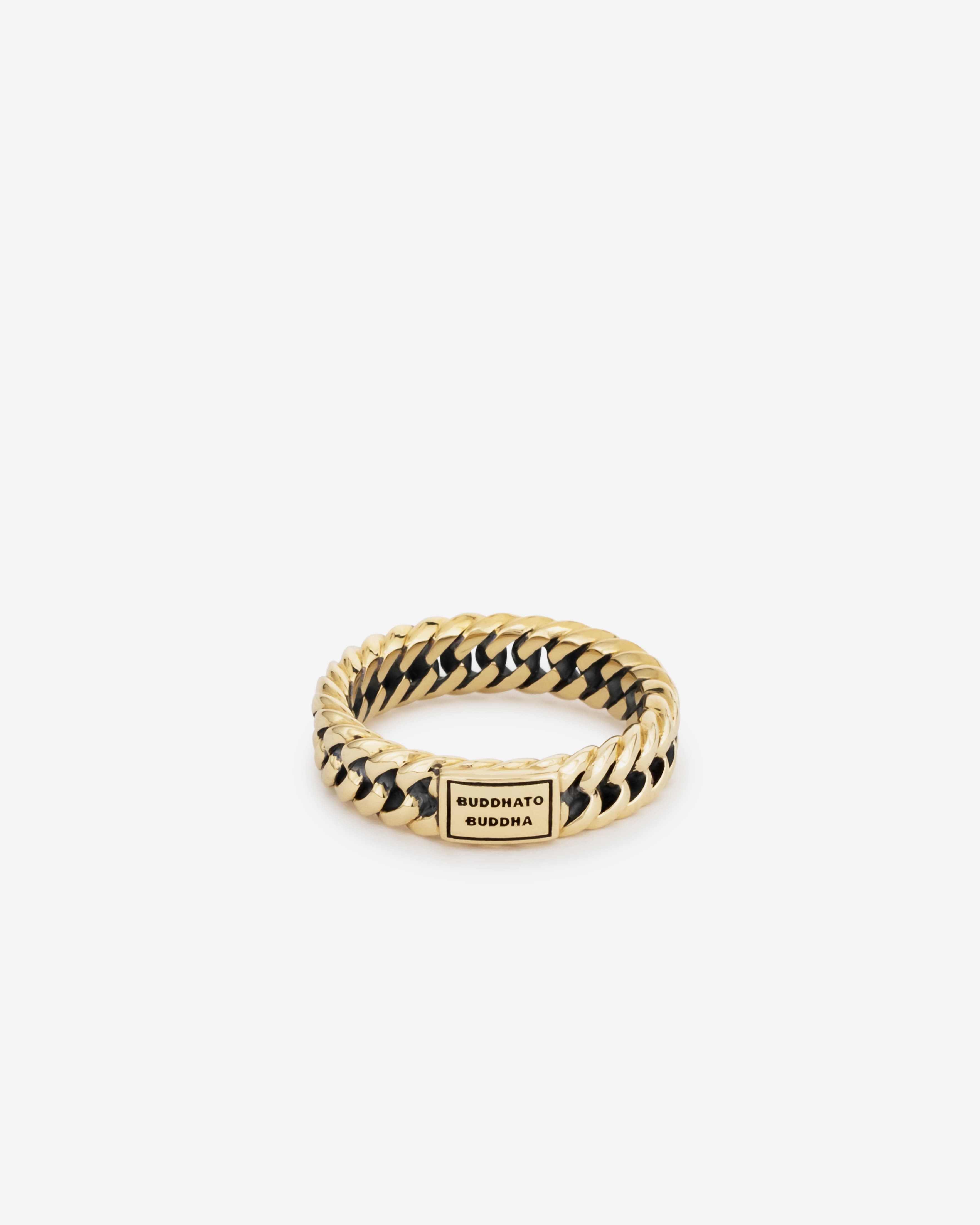 Ring Chain Goud 14kt - View 1