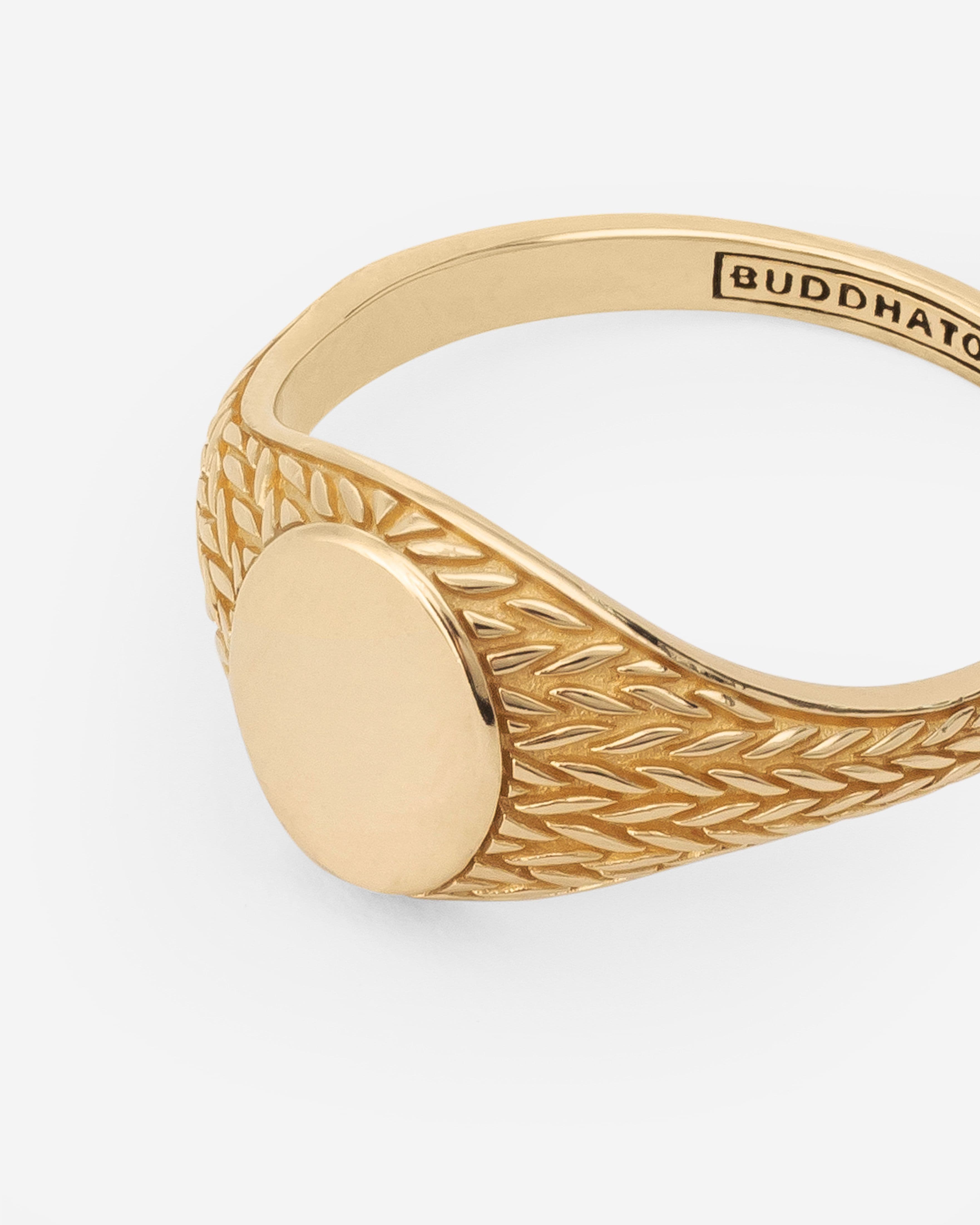 Ring Ellen Signet Goud YG 14kt thumbnail 2