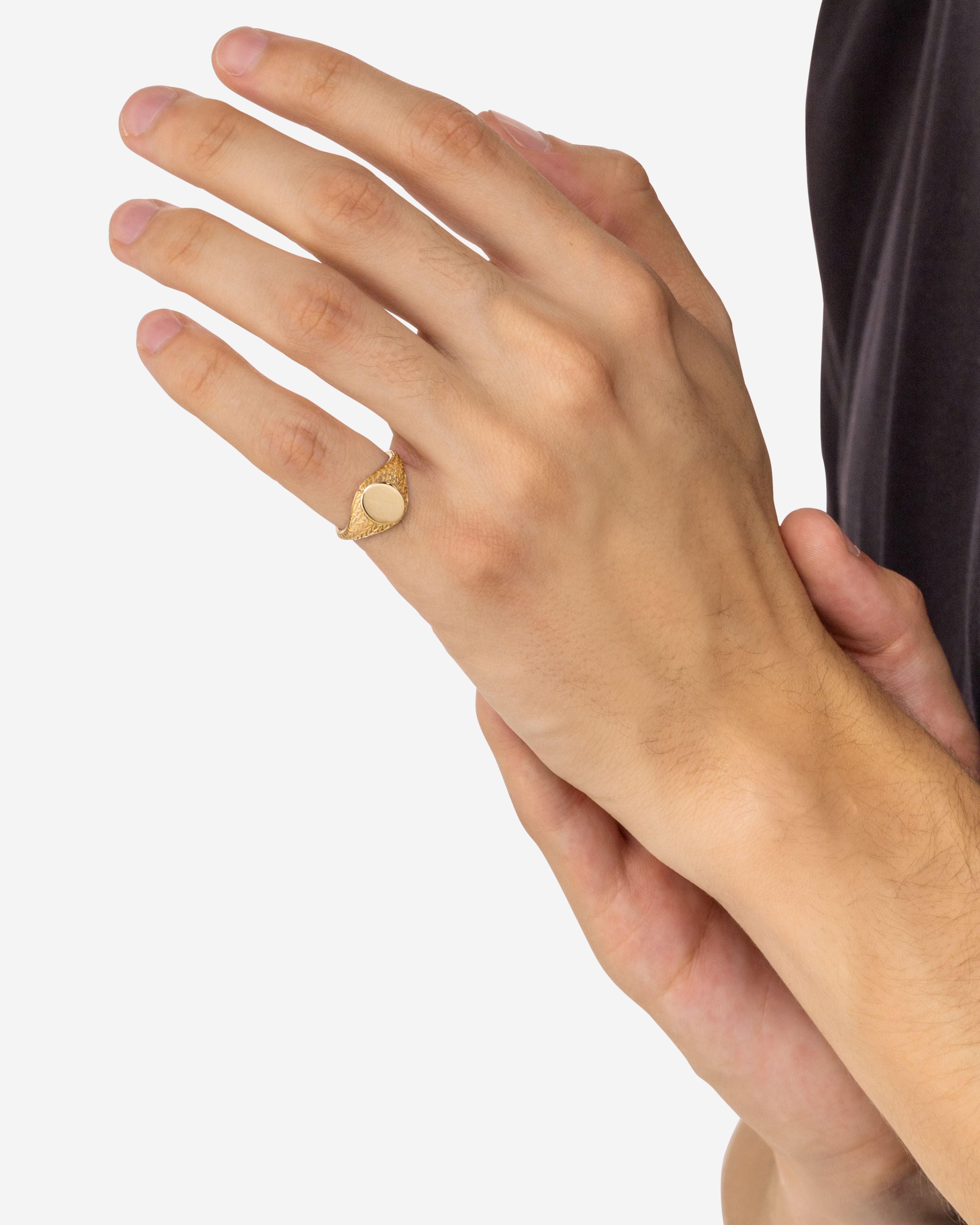 Ring Ellen Signet Goud YG 14kt thumbnail 5