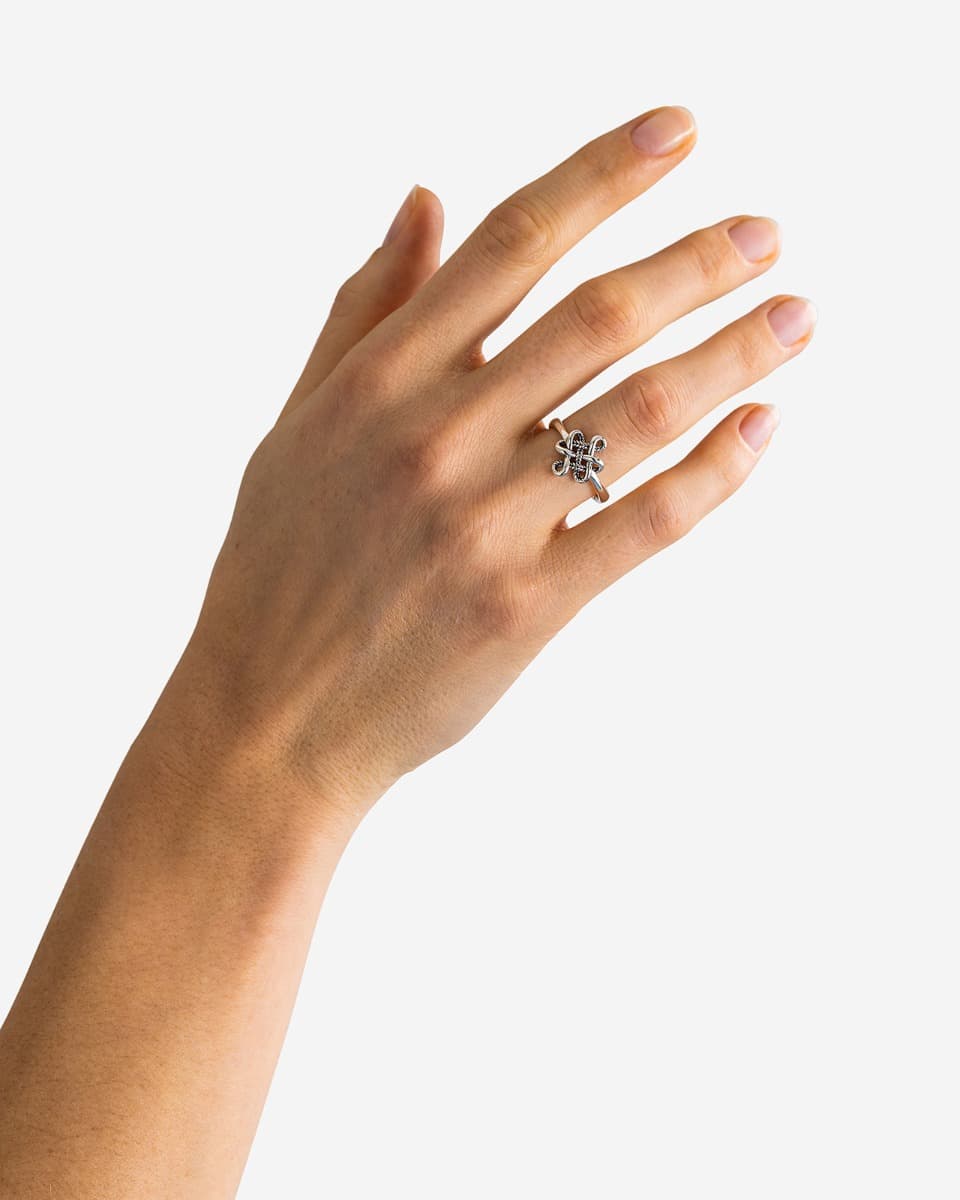 Ring Endless Knot Zilver thumbnail 4