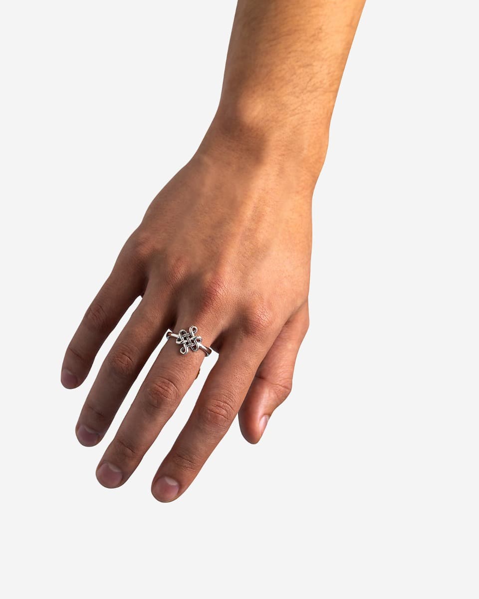 Ring Endless Knot Zilver thumbnail 5