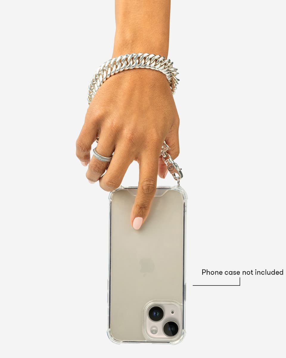 Telefoon Ketting Zilver thumbnail 4