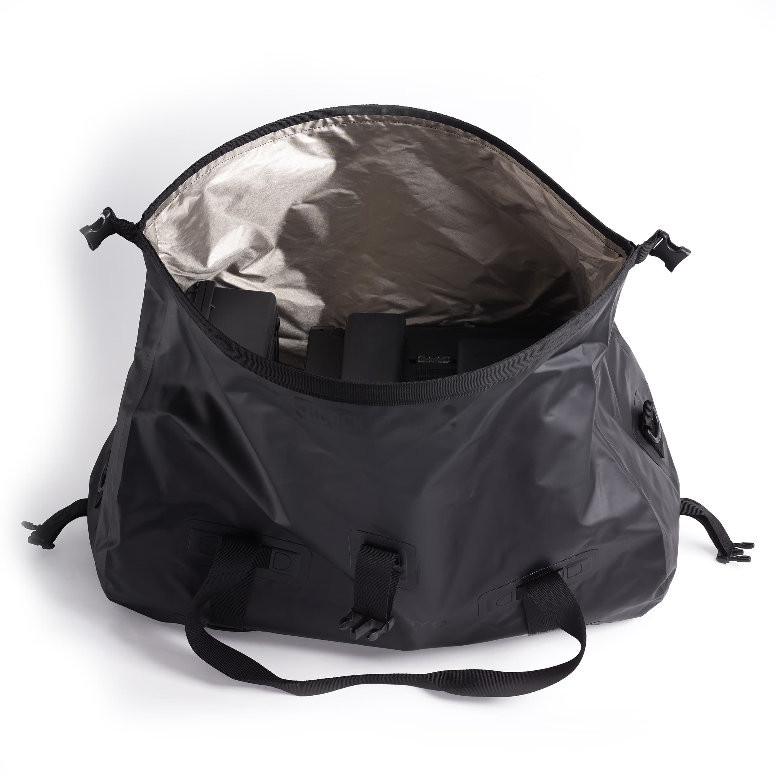 Faraday Dry Duffel Bag – Stealth Black 55L thumbnail 2