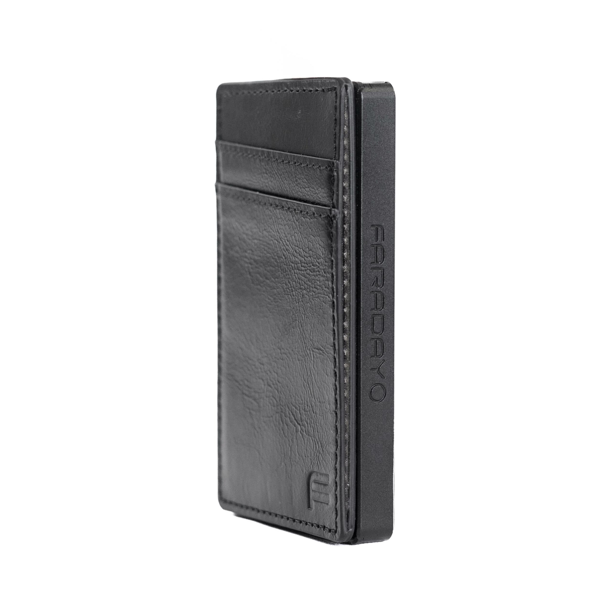 Faraday Wallet & Companion Wallet Bundle – RFID Aluminum Cardholder with MagSafe Leather C thumbnail 2