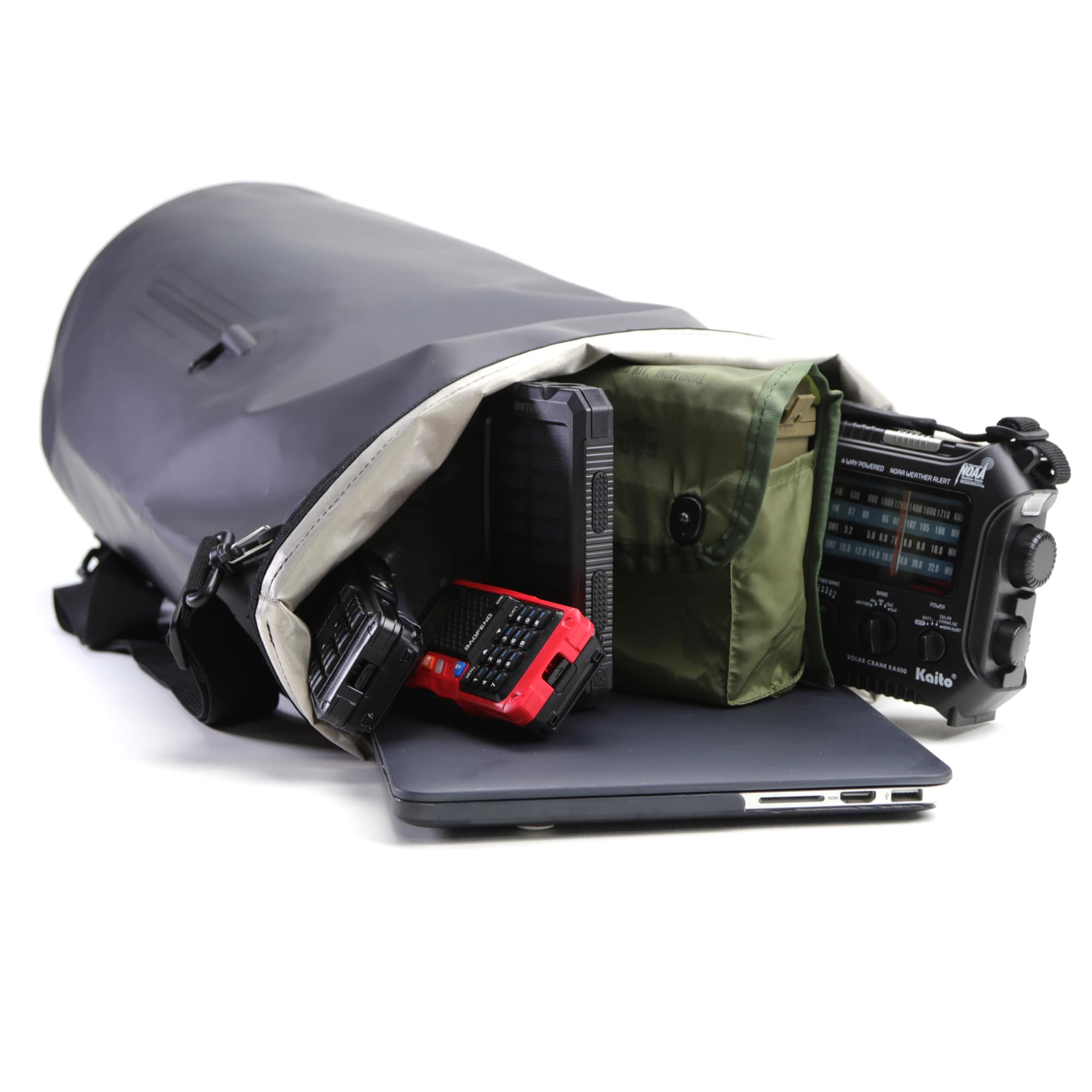Faraday Dry Bag Sling Pack – Stealth Black - View 1