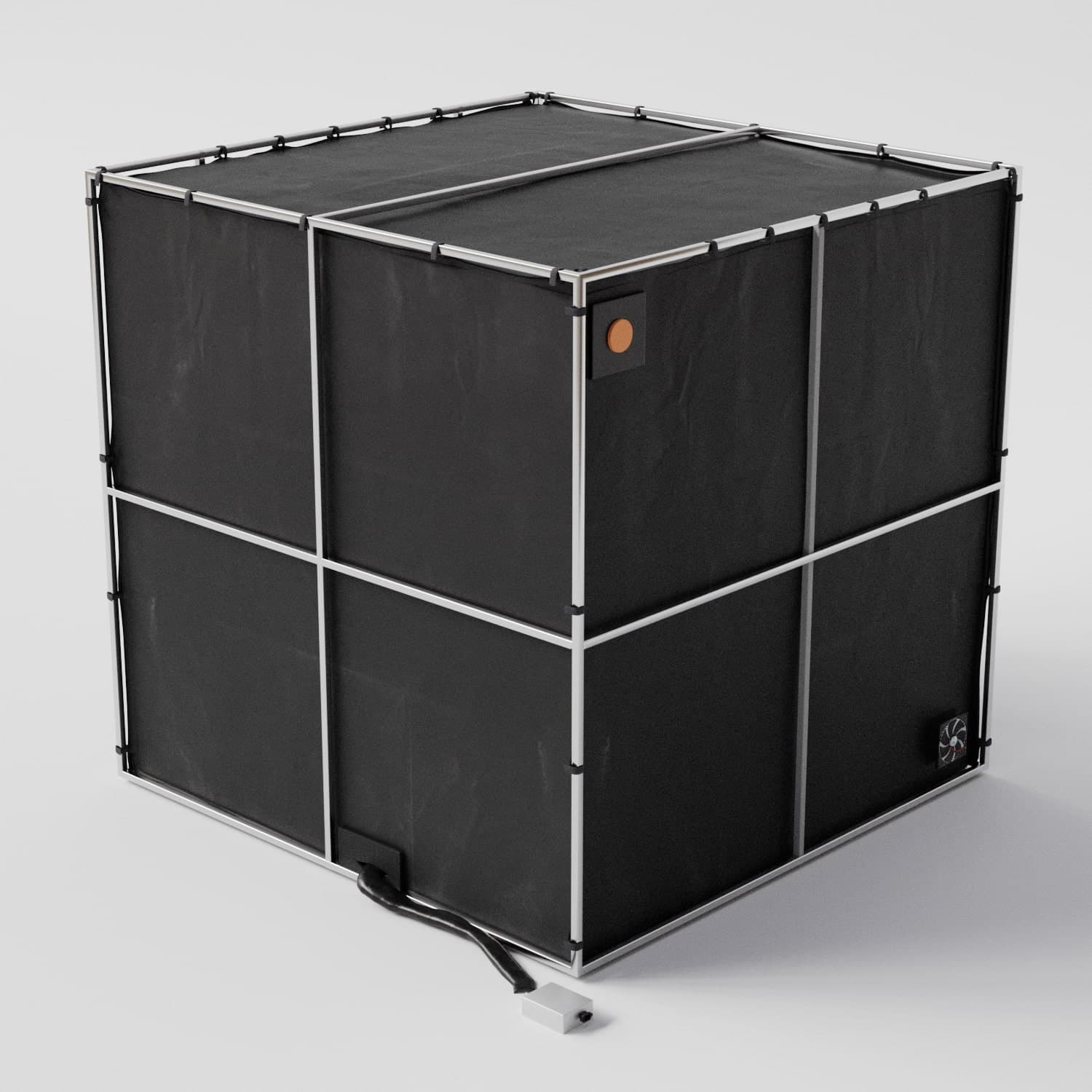 Large Faraday Tent RENTAL- LX Black RF/EMI Portable Shielding Enclosure Room (7′ x 7′ x 6. thumbnail 2