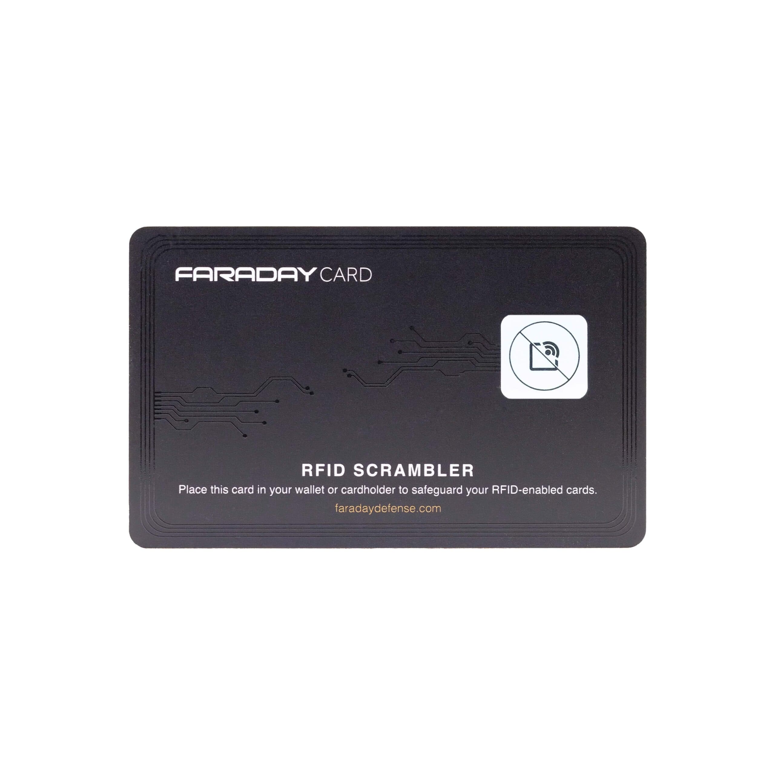 Faraday Card – RFID Scrambler - View 1