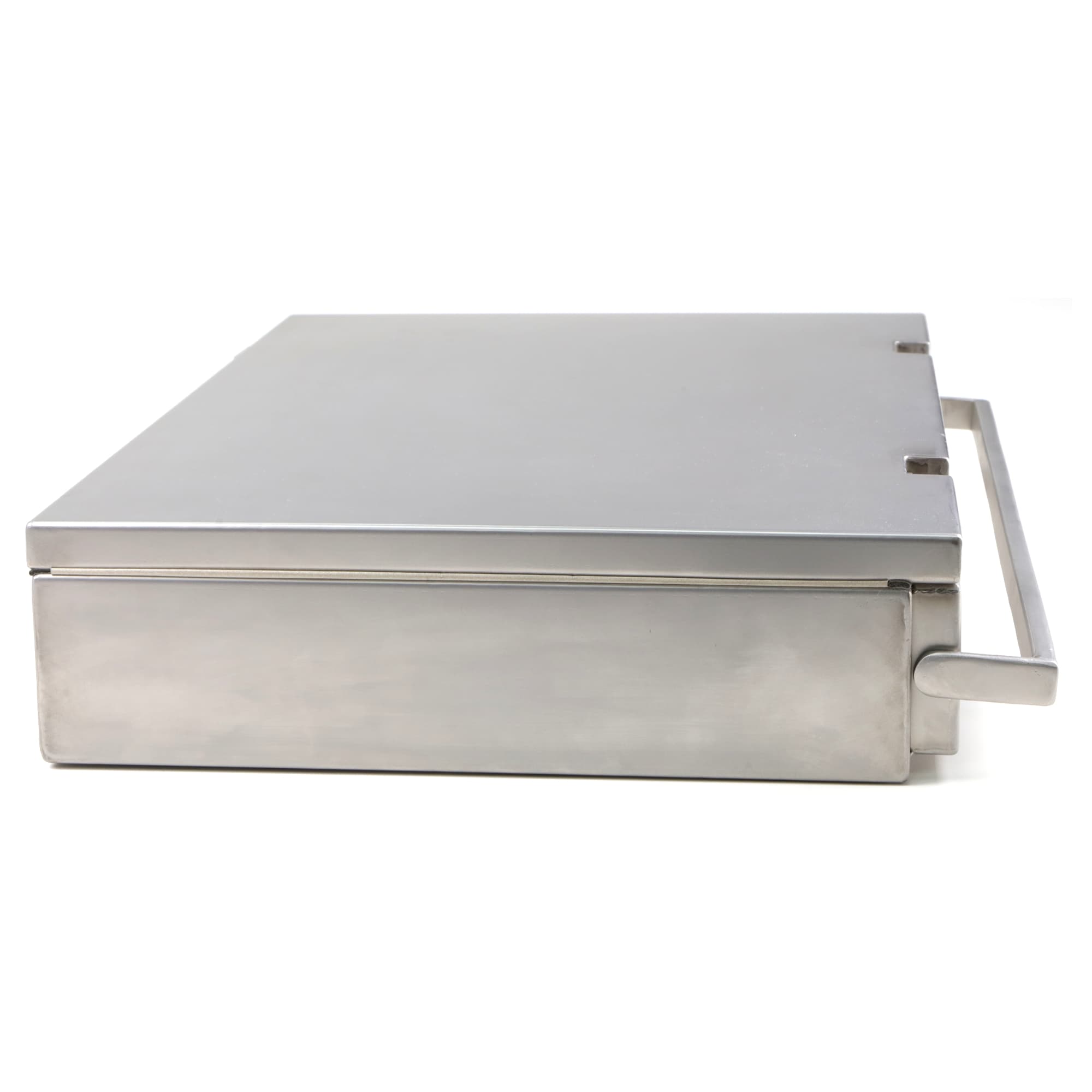 Solid Metal Faraday Cage Box – Hinged & Latched Stainless Steel thumbnail 2