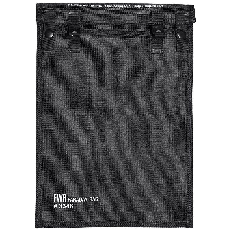 FWR Faraday Bag for Medium Tablet - Signal Blocking Pouch Magnetic Closure 24 x 34 cm (Fits up - View 1