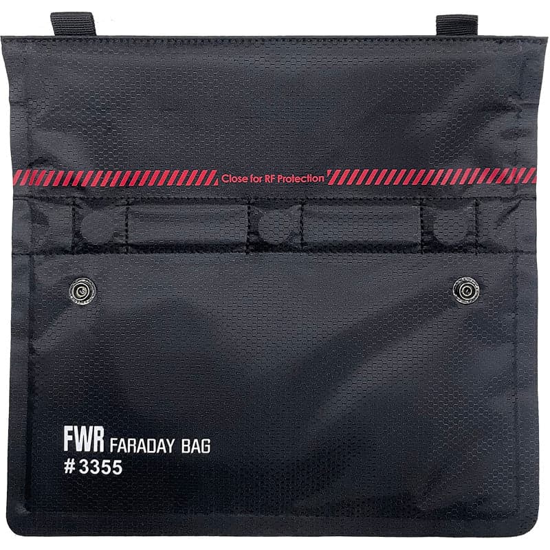 FWR Water Repellent Faraday Bag for Phone - Signal Blocking Pouch Magnetic Closure 25 x 17.5 - View 1