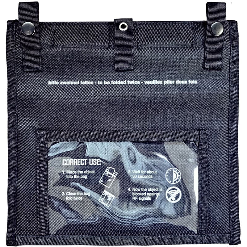 FWR Faraday Bag for Phone Signal Blocking - Pouch Magnetic Closure 25 x 17.5 cm (Fits up to 7") thumbnail 2