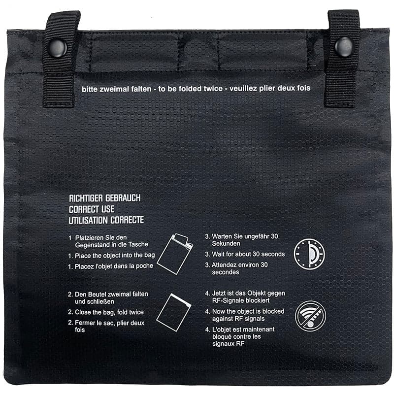 FWR Water Repellent Faraday Bag for Phone - Signal Blocking Pouch Magnetic Closure 25 x 17.5 thumbnail 2