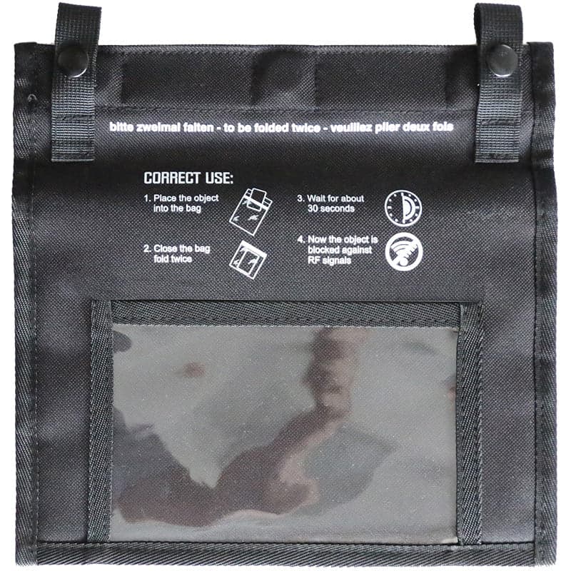 FWR Faraday Bag for Phone - Signal Blocking Pouch Magnetic Closure 25 x 17.5 cm (Fits up to 7") thumbnail 4