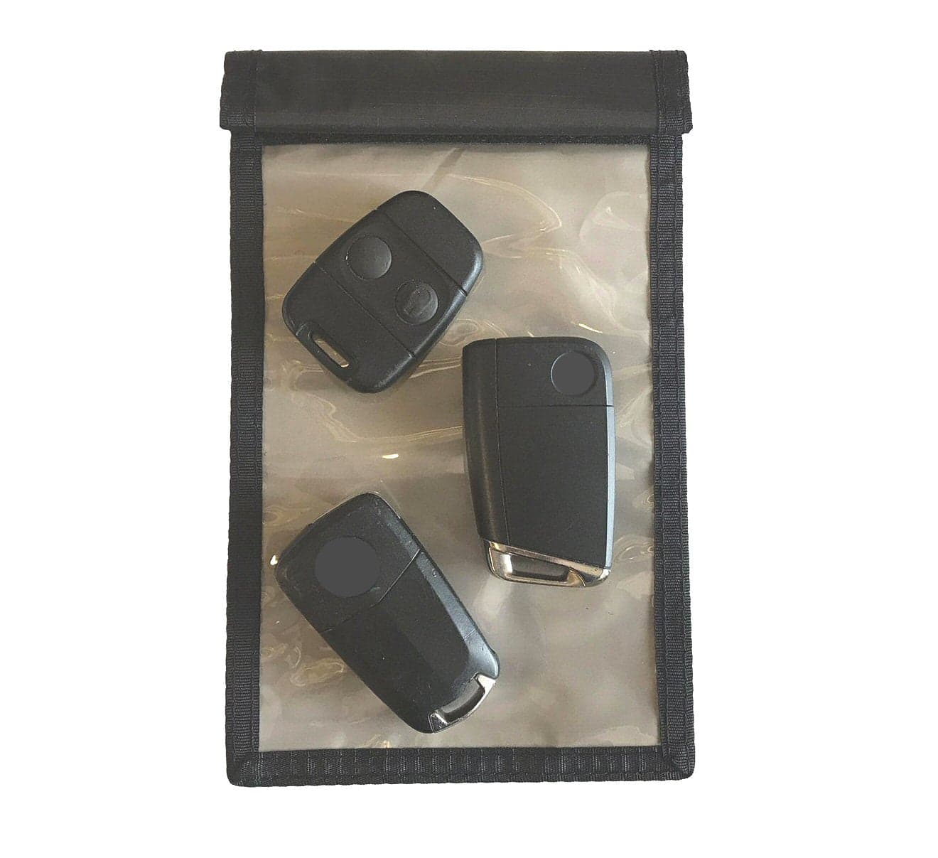 Family Sized Car Key Faraday Bag Signal Blocker for Keyless Car Fob Anti-Theft Protection - View 1