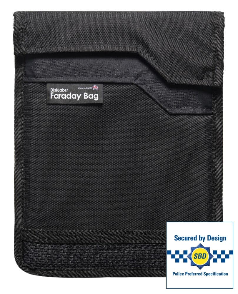 Faraday Bag For iPad Remote Wipe Blocker Disklabs IP1 Shield For Up To 11 inch Tablets thumbnail 2
