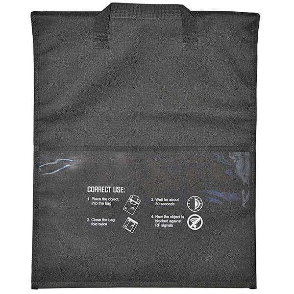 FWR Faraday Bag for Large Tablet / Laptop - Signal Blocking Pouch Magnetic Closure 38 x 48 cm thumbnail 3